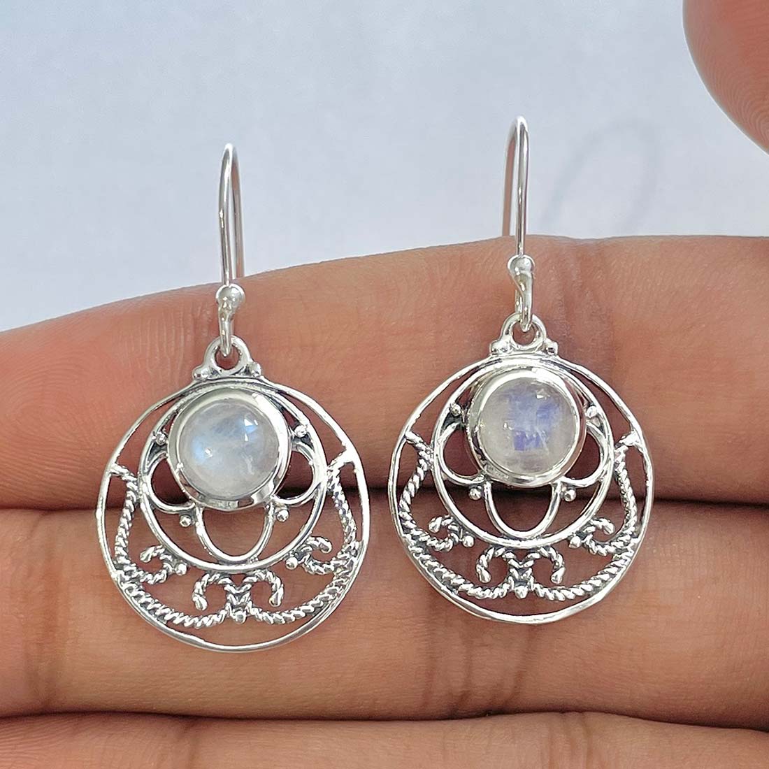 Moonstone Earring-(RBM-RDE-84)