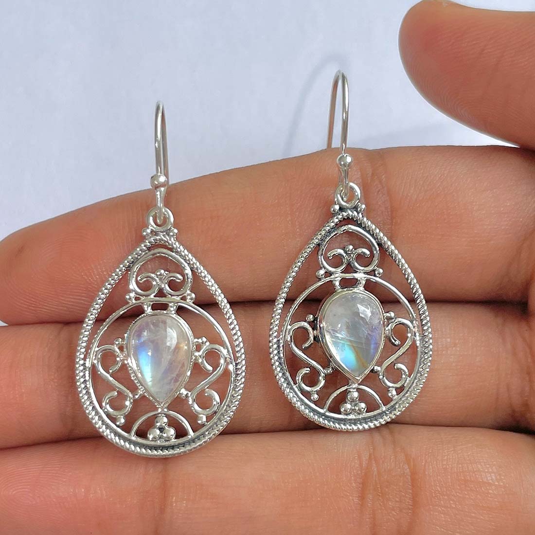 Moonstone Earring-(RBM-RDE-87)