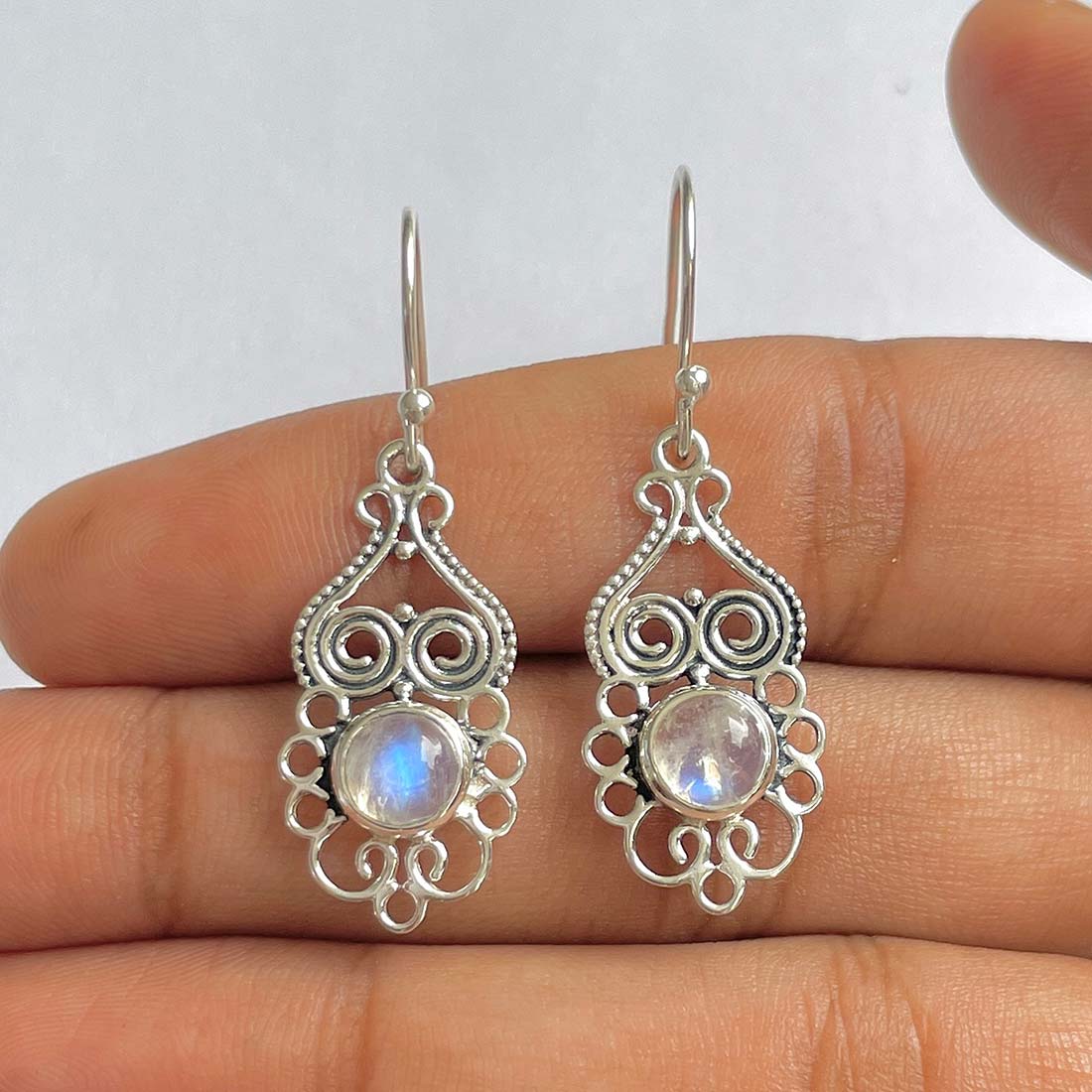 Moonstone Earring-(RBM-RDE-91)