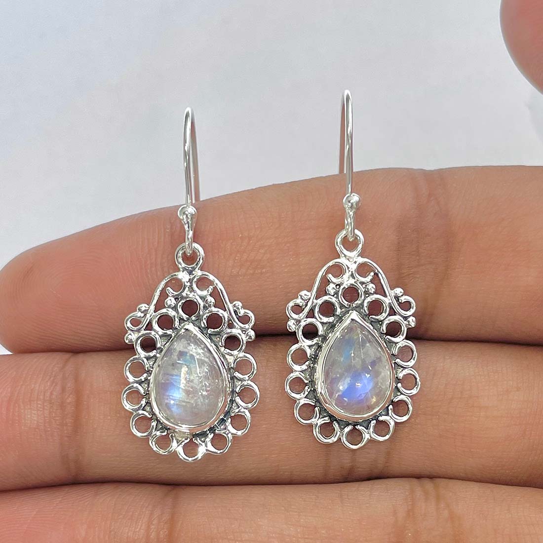 Moonstone Earring-(RBM-RDE-94)
