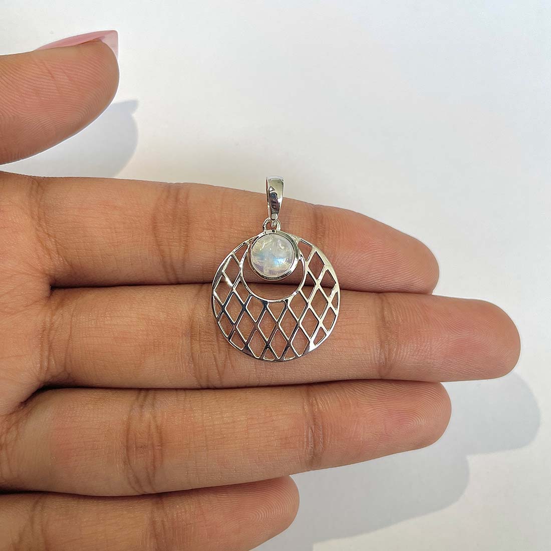 Moonstone Pendant-(RBM-RDEP-151)