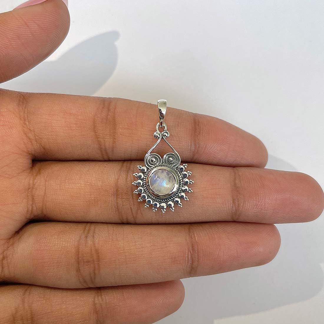 Moonstone Pendant-(RBM-RDEP-213)