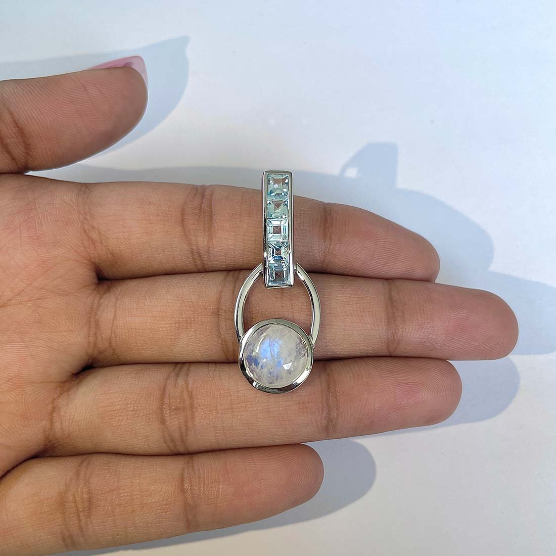 Moonstone Pendant-(RBM-RDP-46)