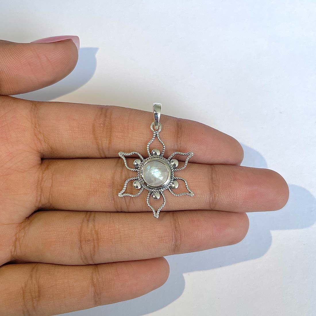 Moonstone Pendant-(RBM-RDP-78)