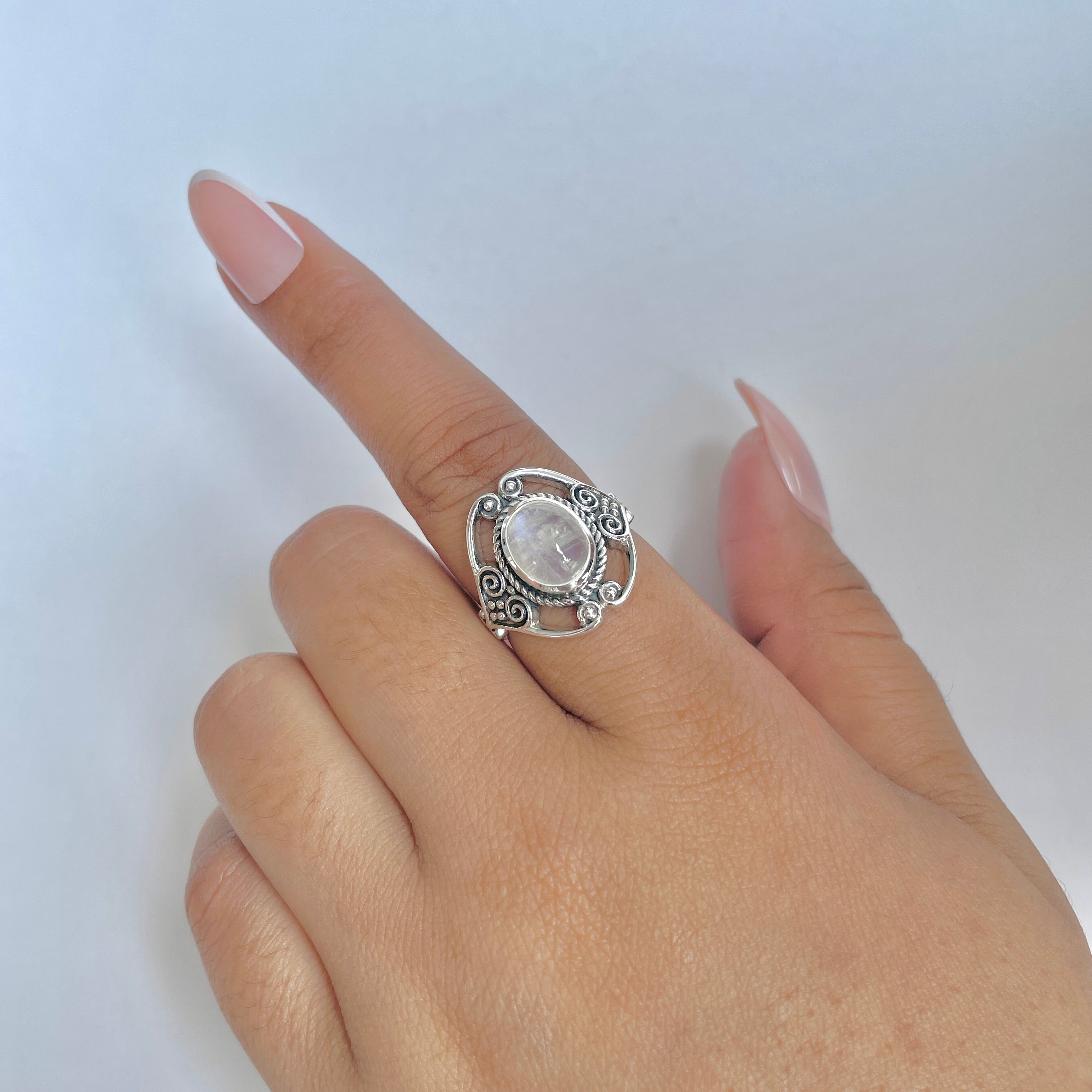 Moonstone Ring-(RBM-RDR-1213.)