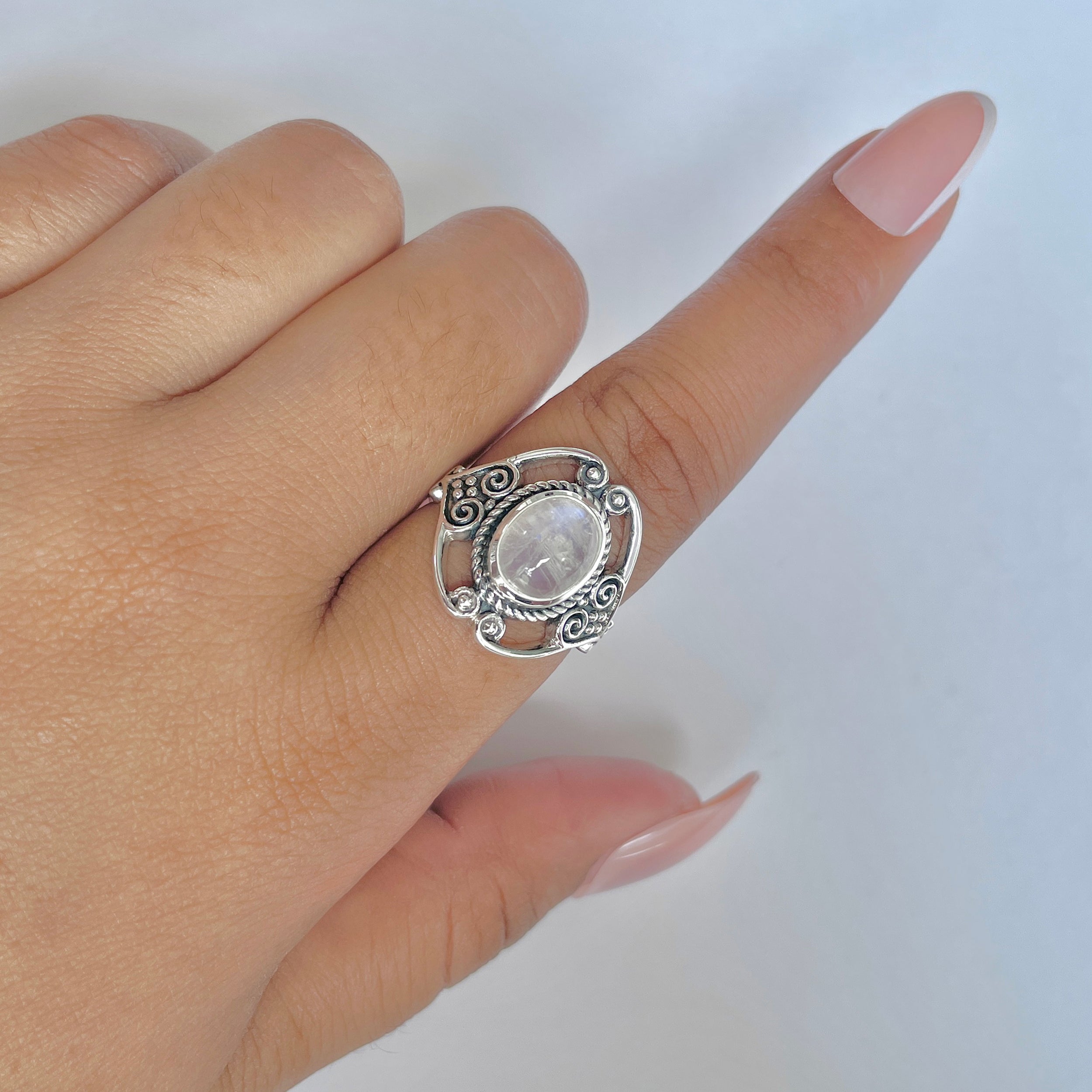 Moonstone Ring-(RBM-RDR-1213.)