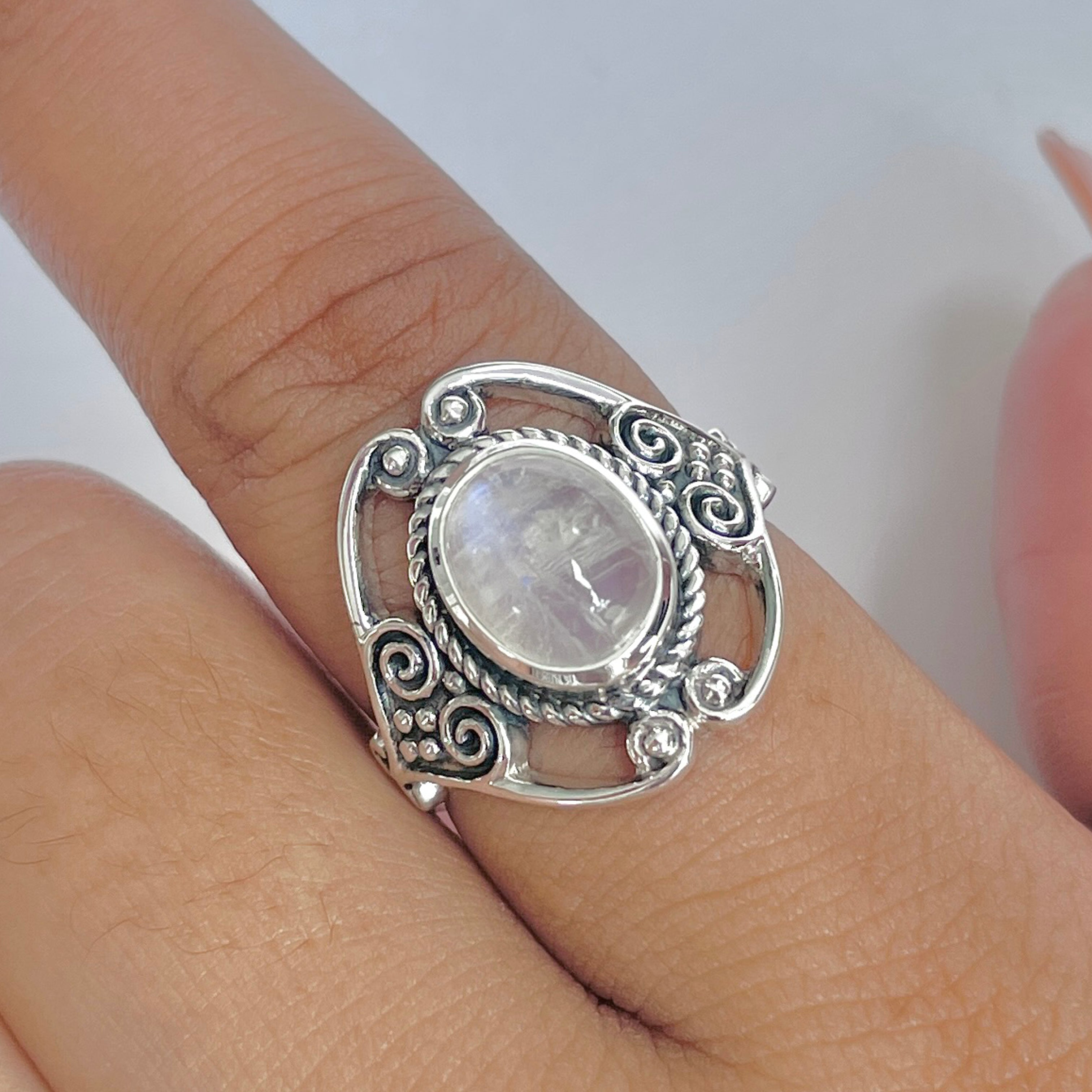 Moonstone Ring-(RBM-RDR-1213.)