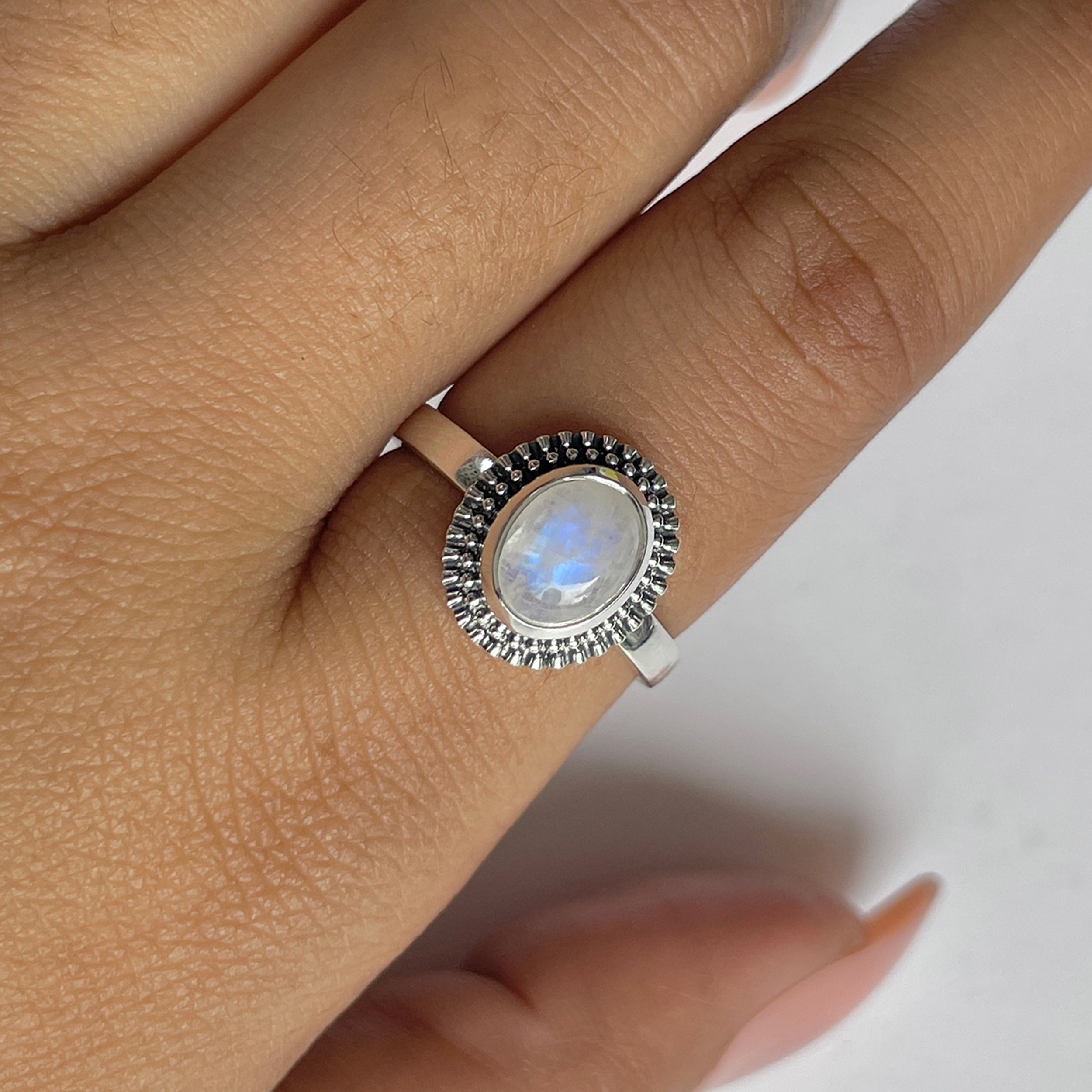 Moonstone Ring-(RBM-RDR-1280.)