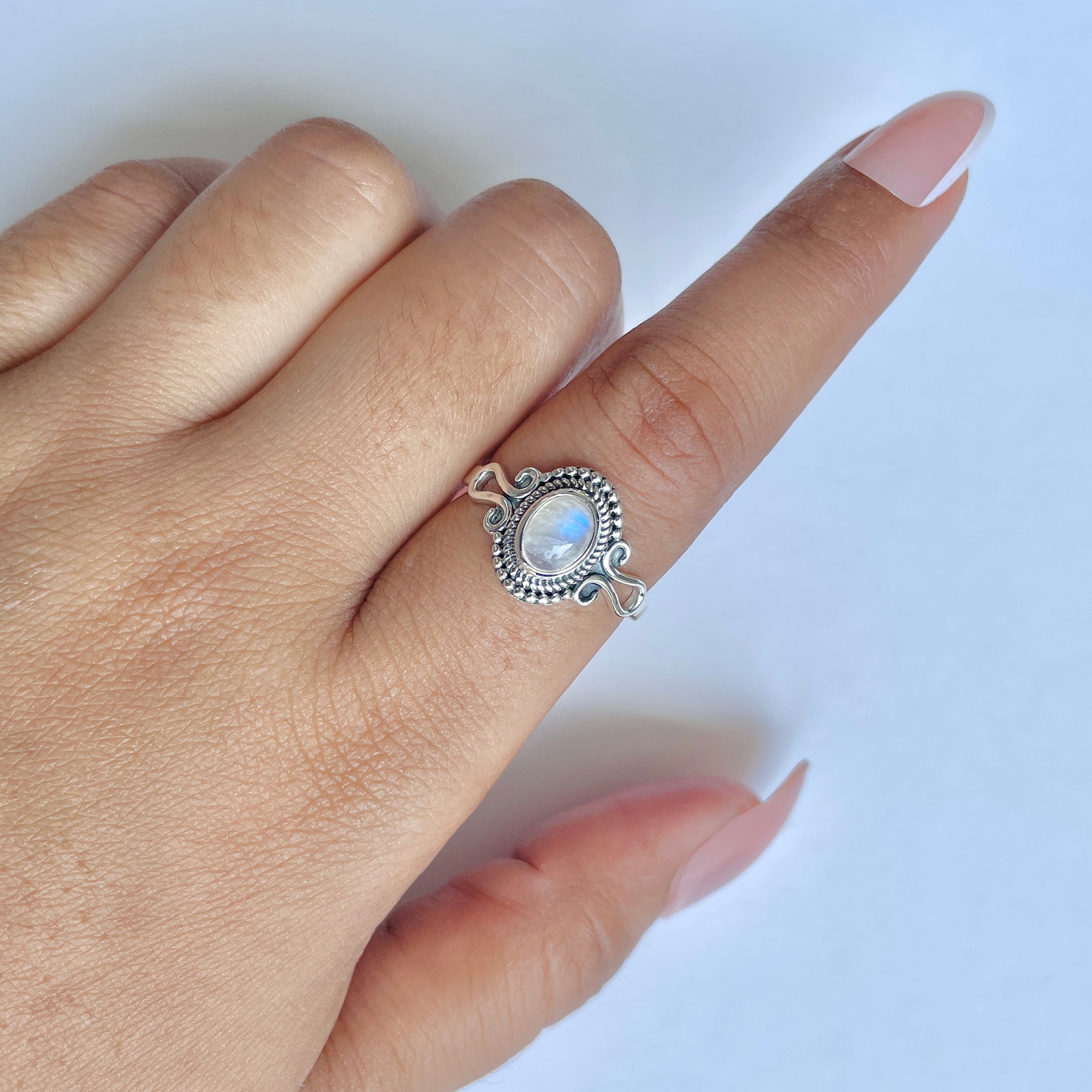 Moonstone Ring-(RBM-RDR-1296.)
