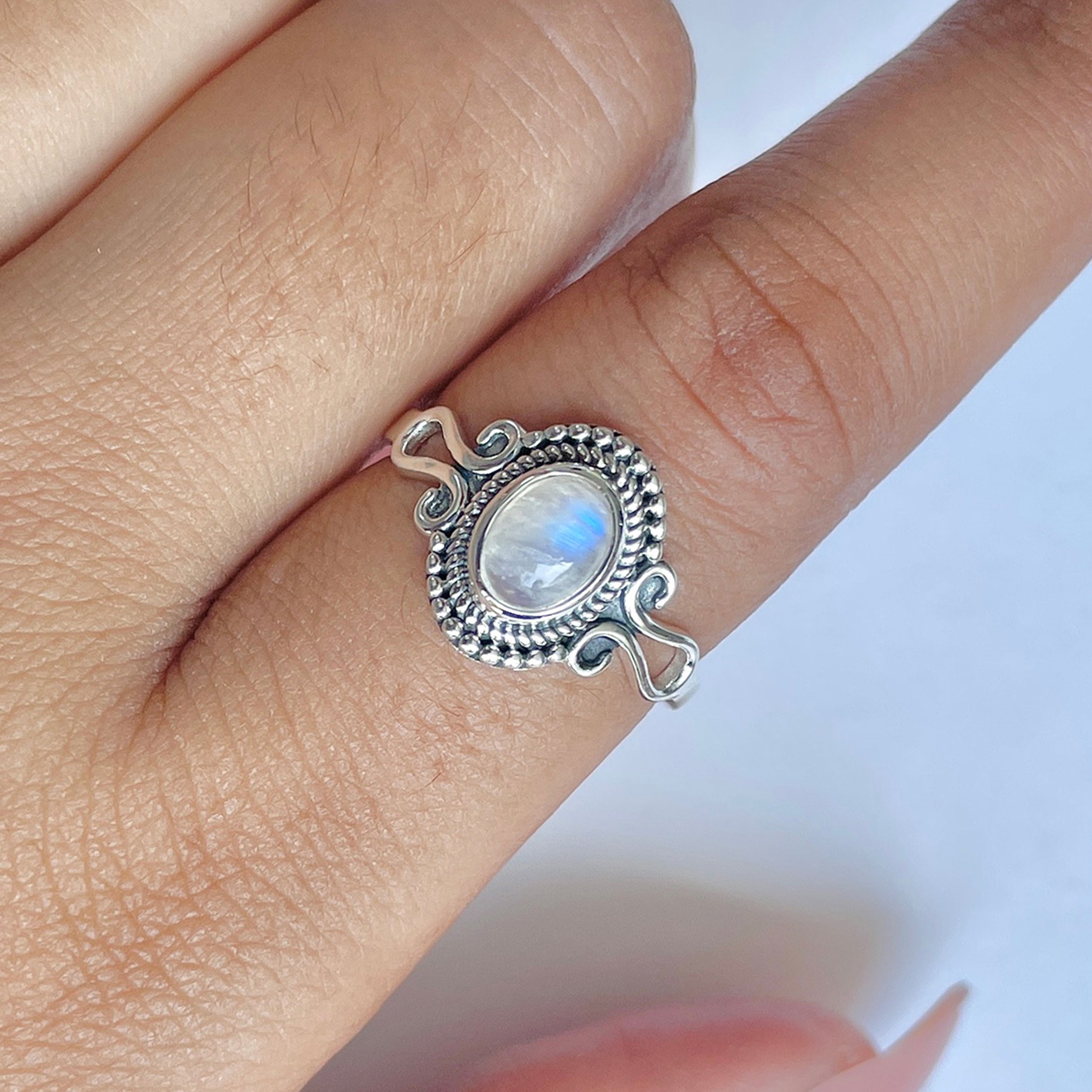 Moonstone Ring-(RBM-RDR-1296.)