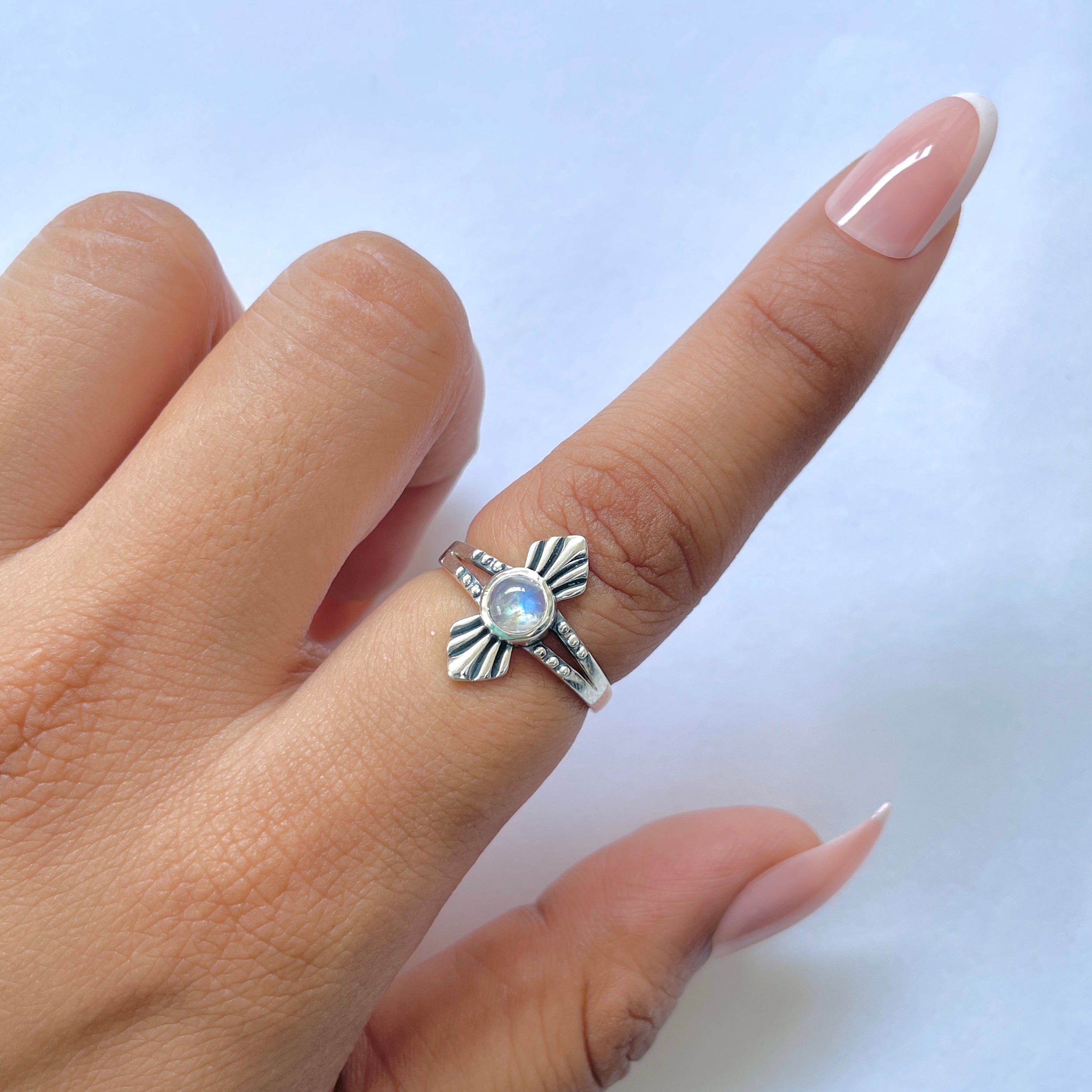 Moonstone Ring-(RBM-RDR-1317.)