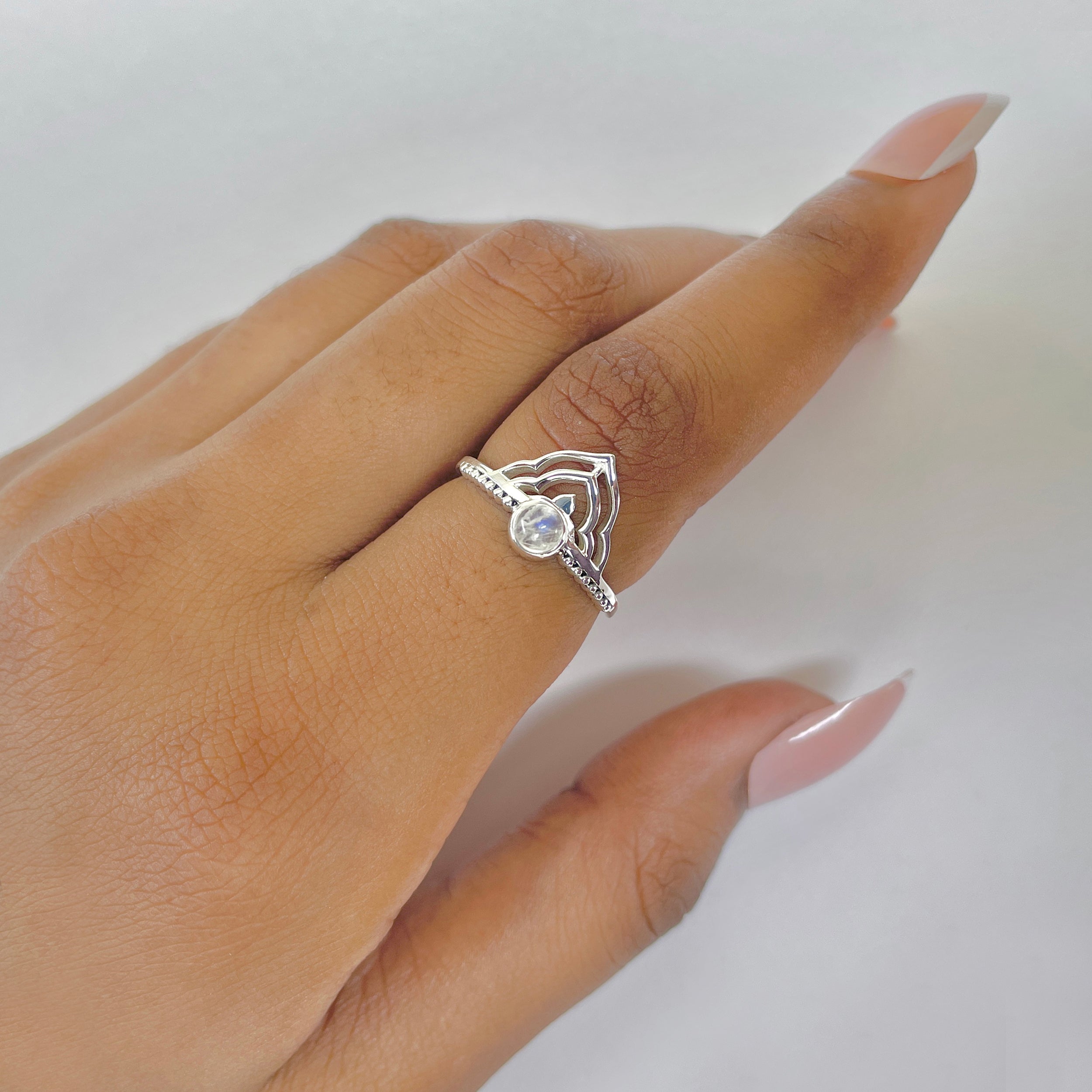 Moonstone Ring-(RBM-RDR-1328.)