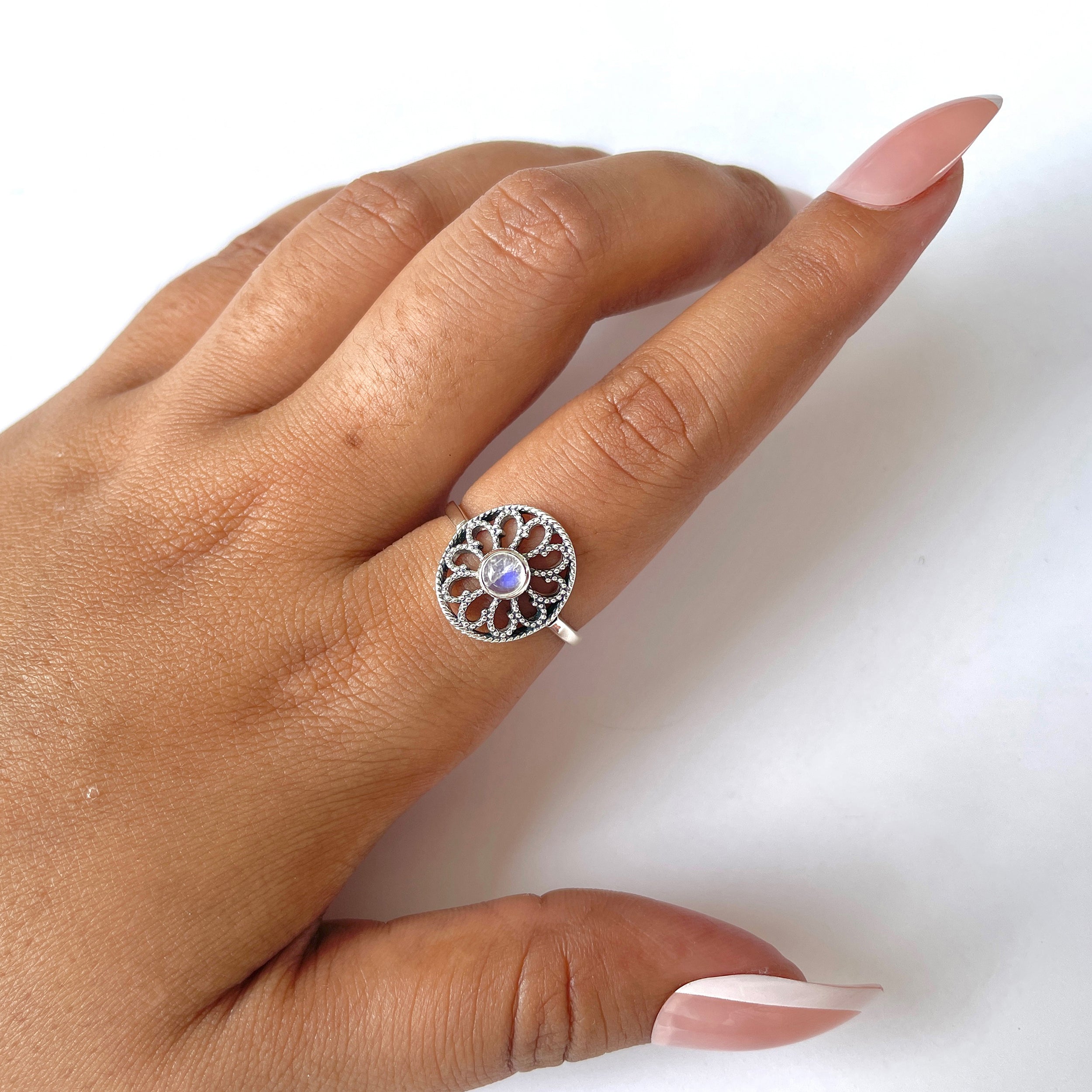Moonstone Ring-(RBM-RDR-1350.)
