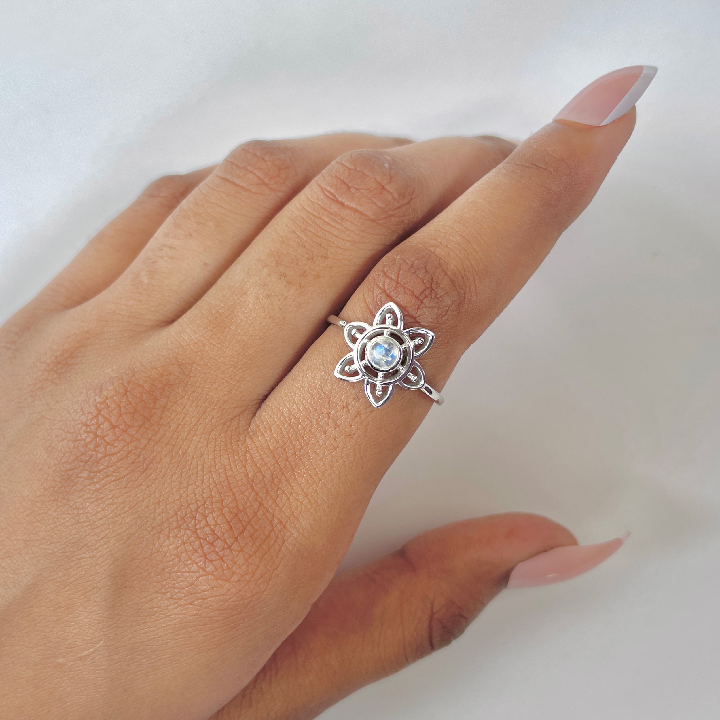Moonstone Ring-(RBM-RDR-1357.)