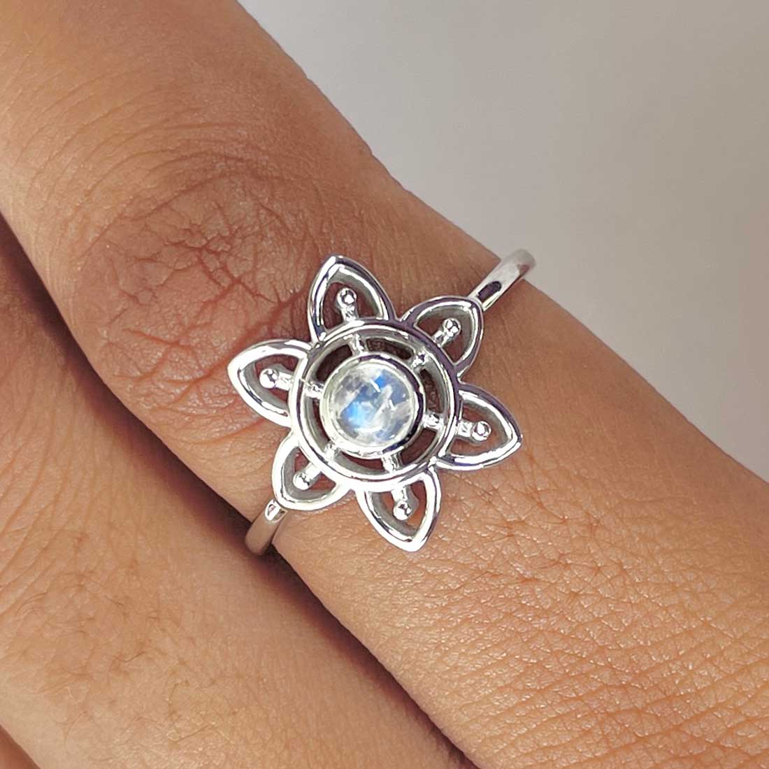 Moonstone Ring-(RBM-RDR-1357.)