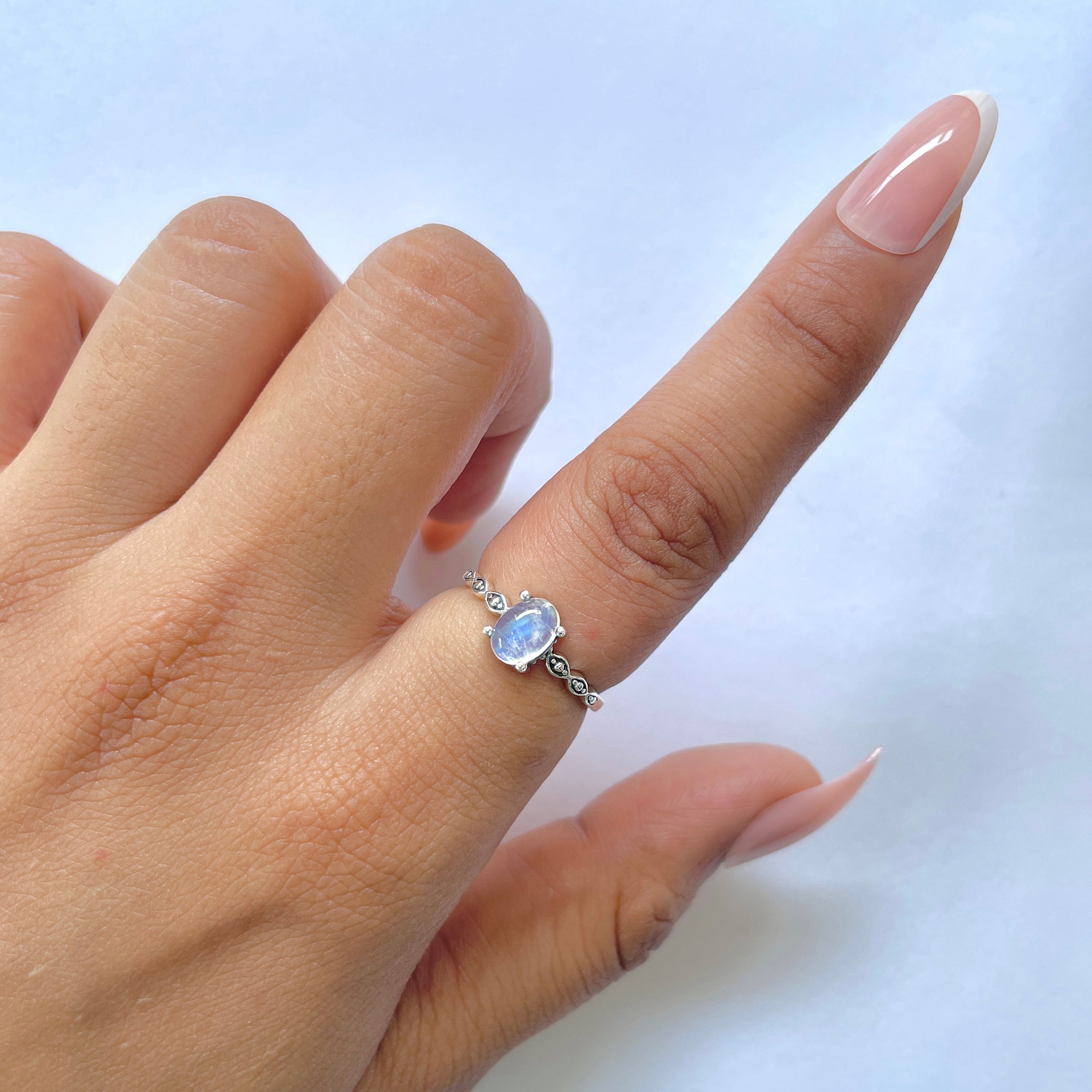 Moonstone Ring-(RBM-RDR-1410.)