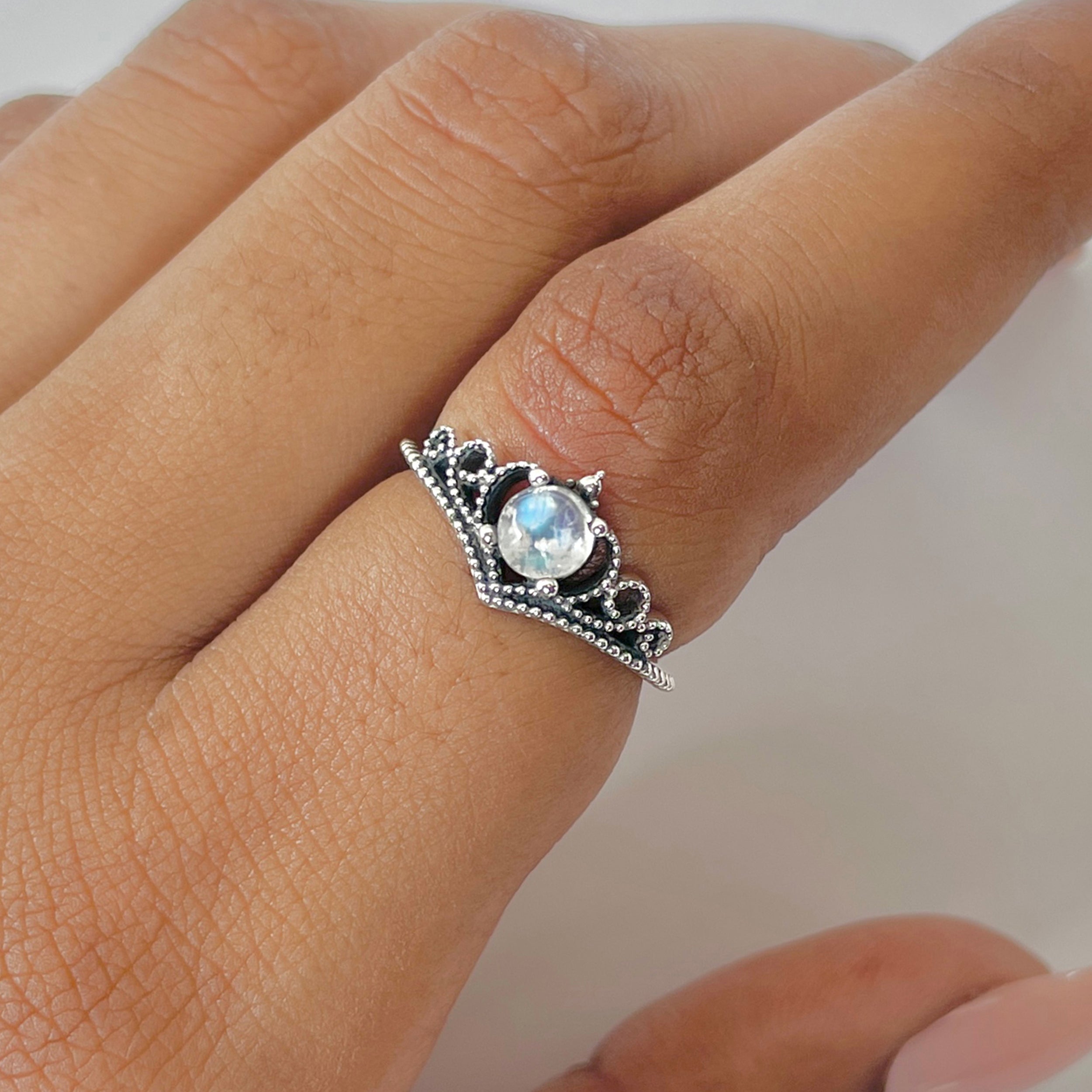 Moonstone Ring-(RBM-RDR-1413.)