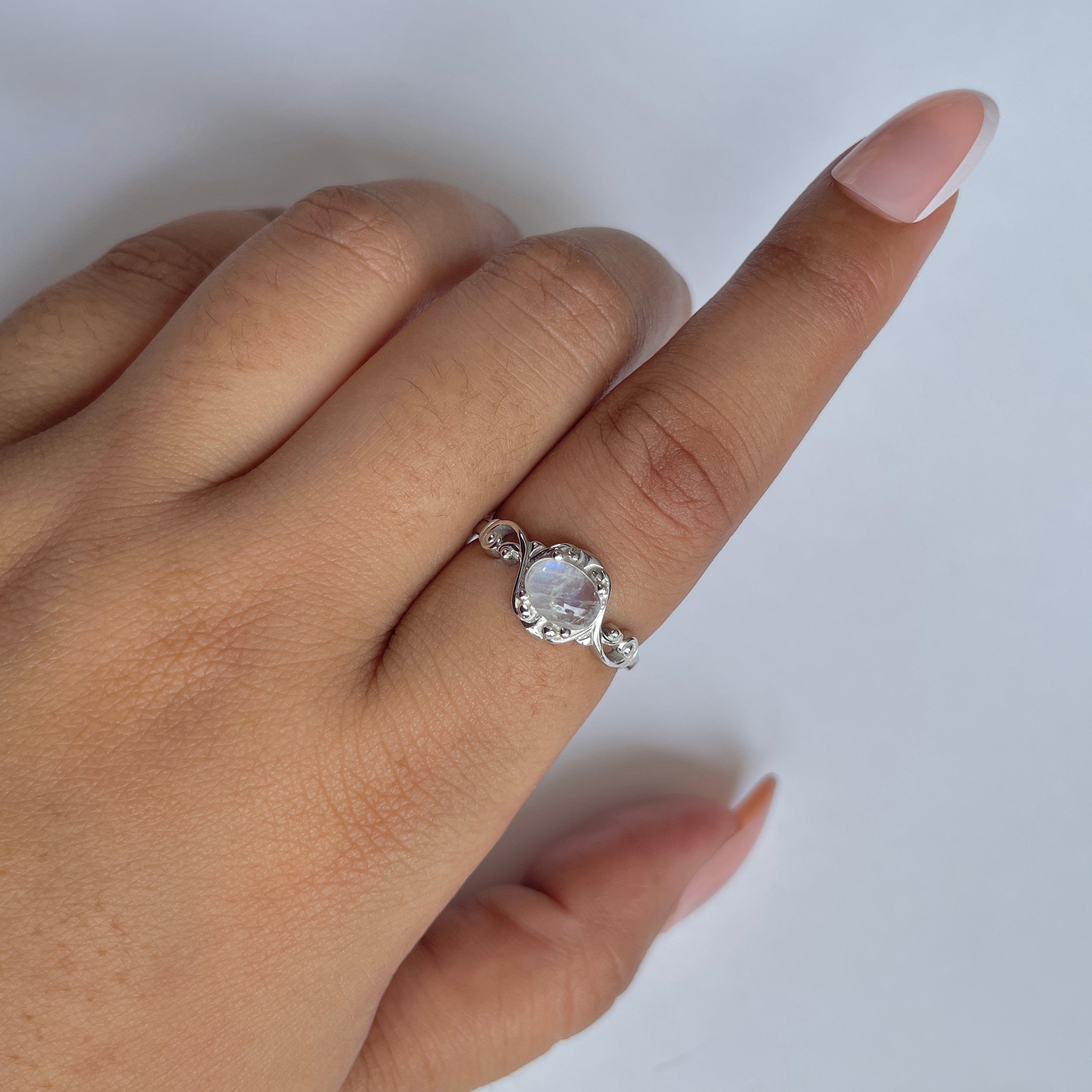 Moonstone Ring-(RBM-RDR-1435.)