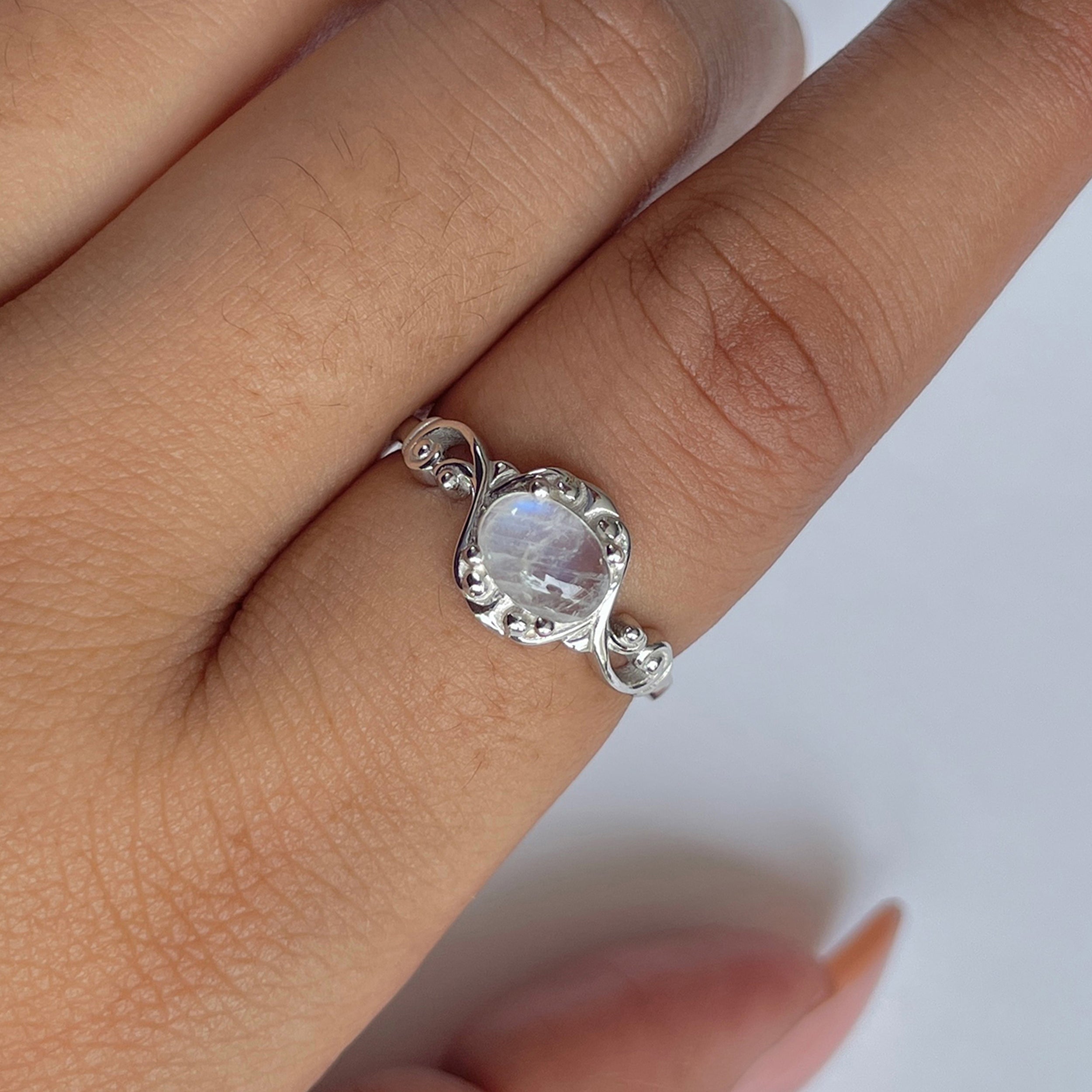 Moonstone Ring-(RBM-RDR-1435.)
