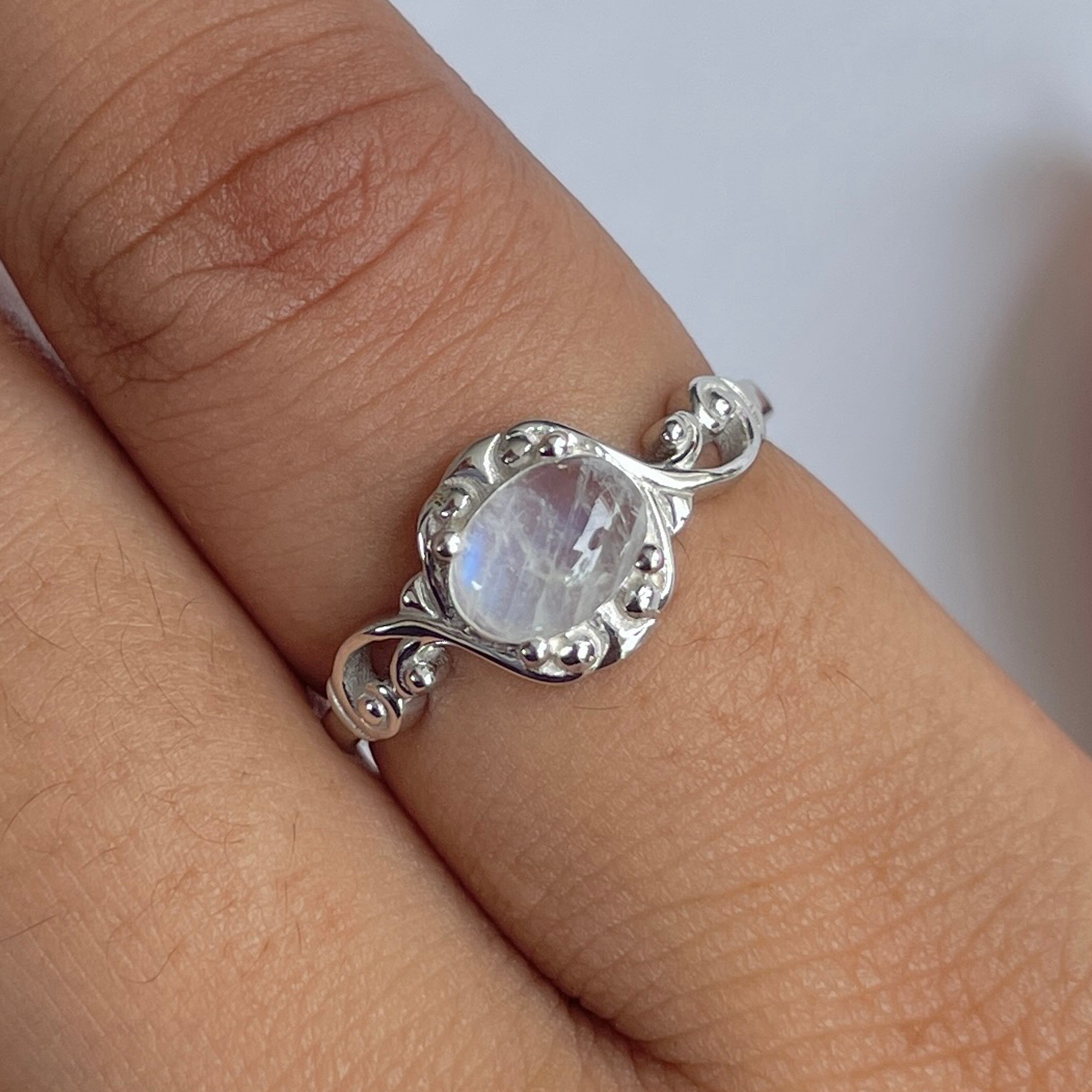 Moonstone Ring-(RBM-RDR-1435.)
