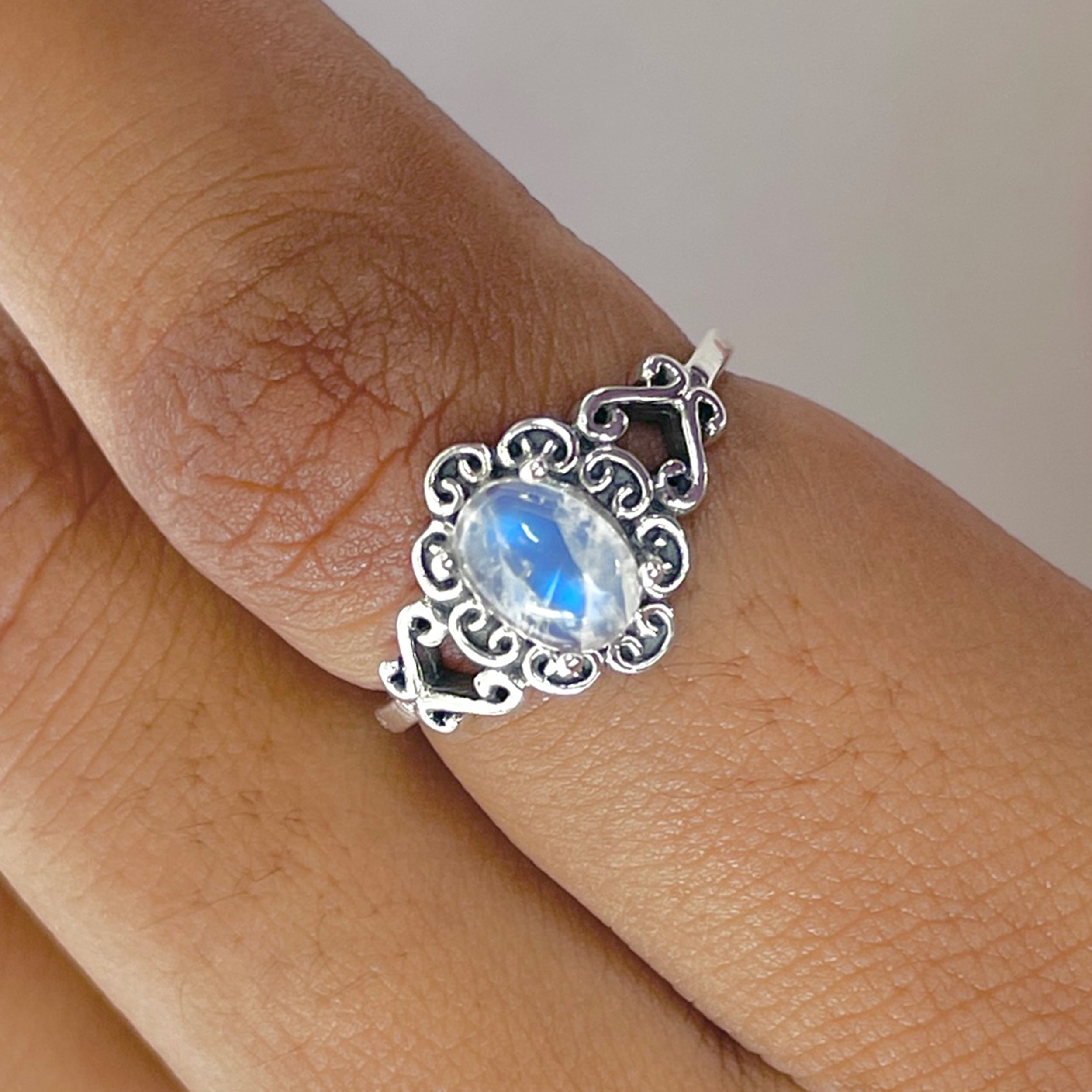 Moonstone Ring-(RBM-RDR-1437.)