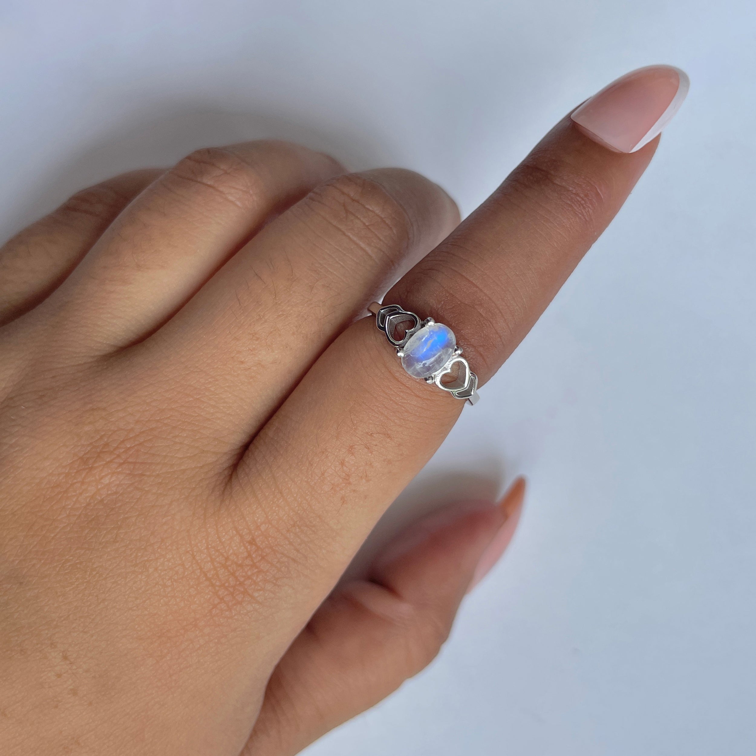 Moonstone Ring-(RBM-RDR-1528.)