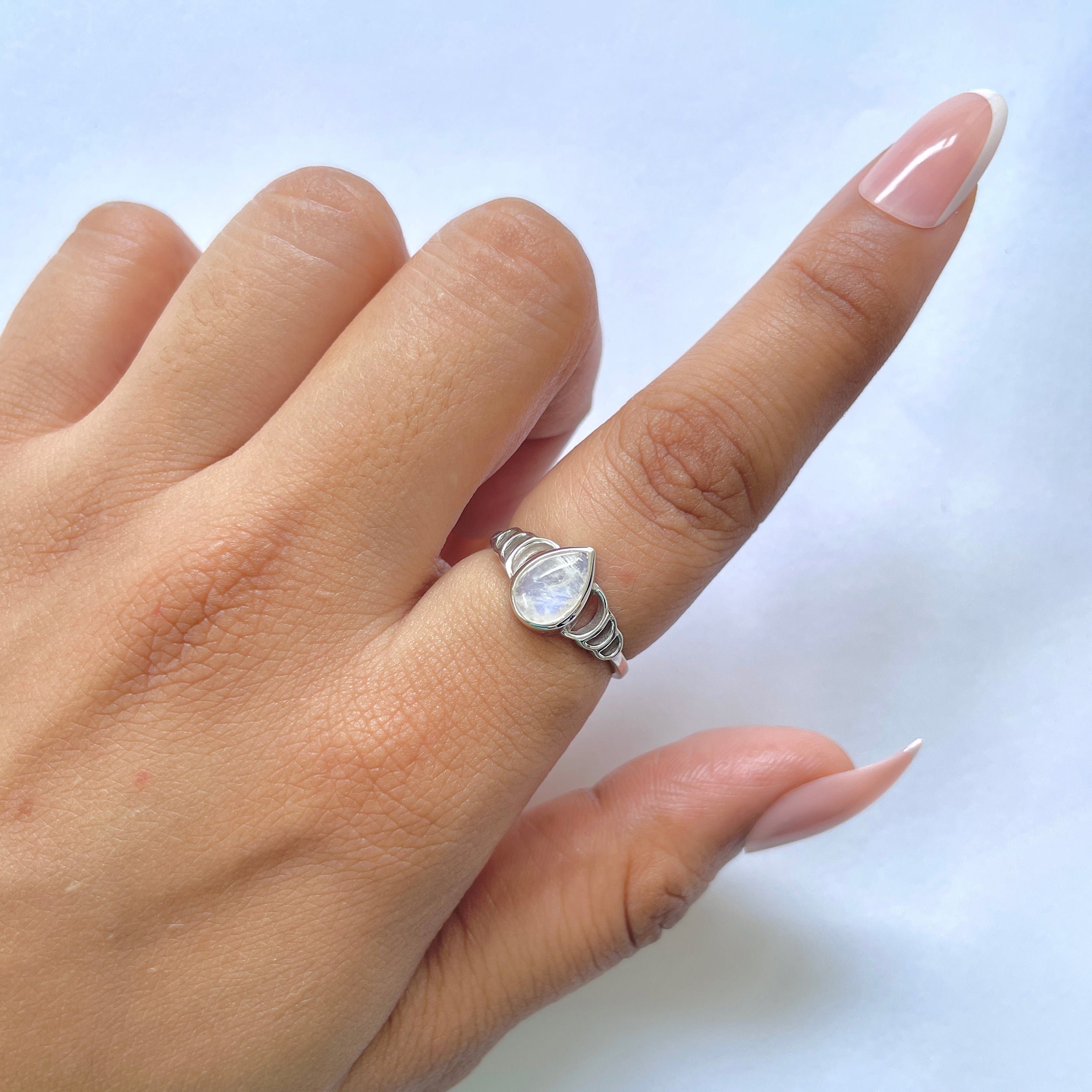 Moonstone Ring-(RBM-RDR-1605.)
