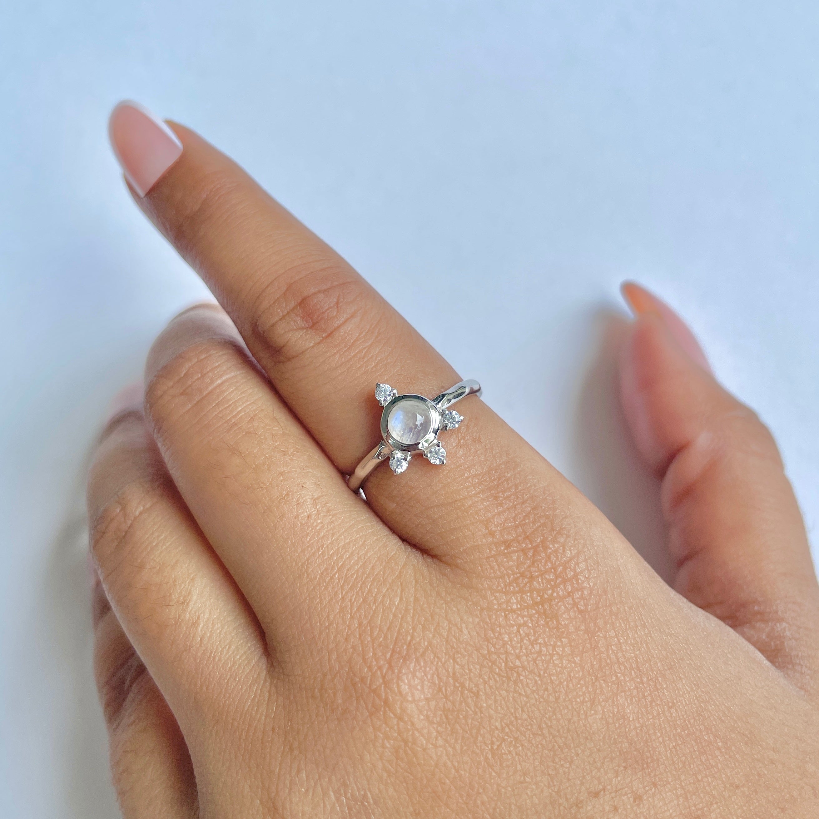 Moonstone Ring-(RBM-RDR-1619.)