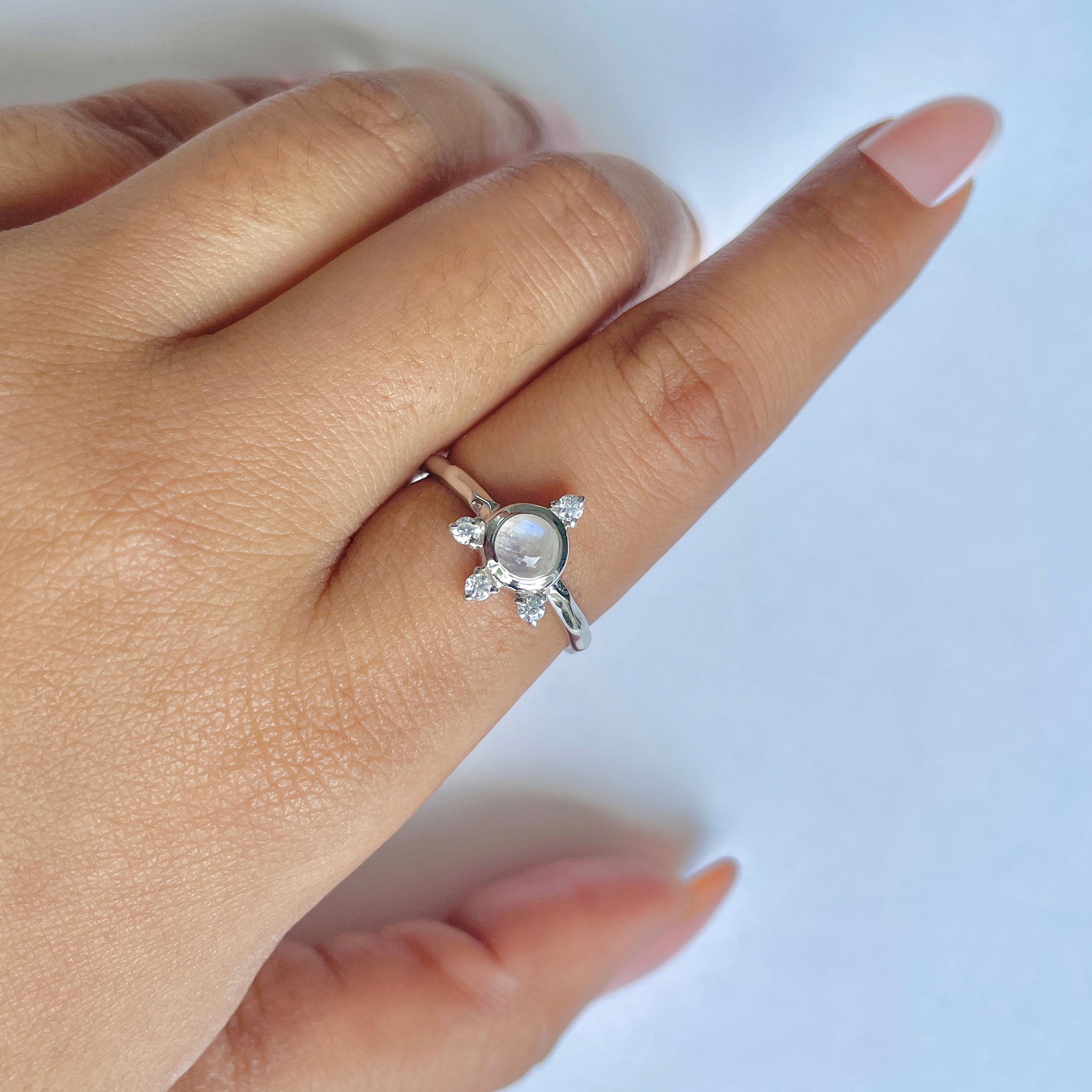 Moonstone Ring-(RBM-RDR-1619.)