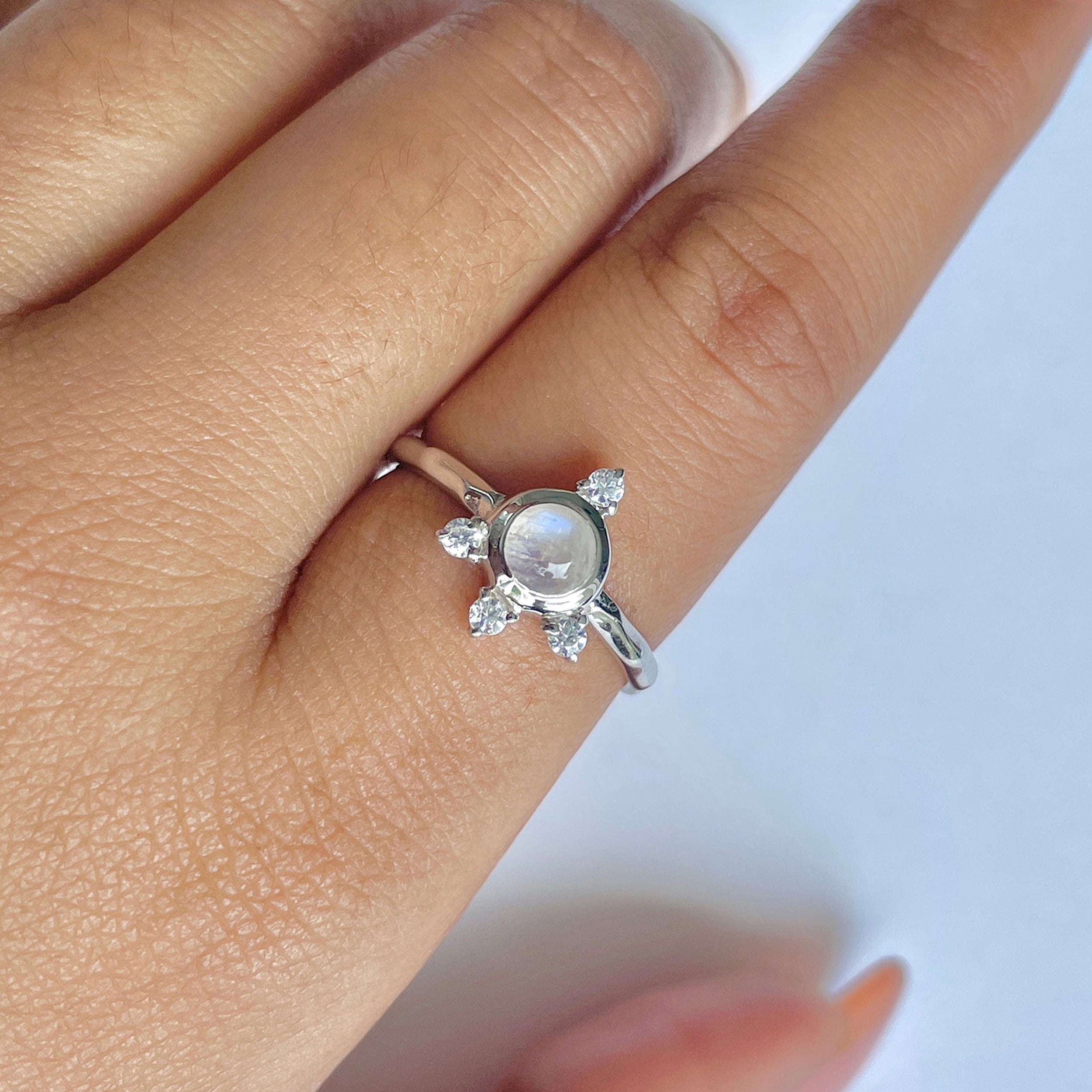 Moonstone Ring-(RBM-RDR-1619.)