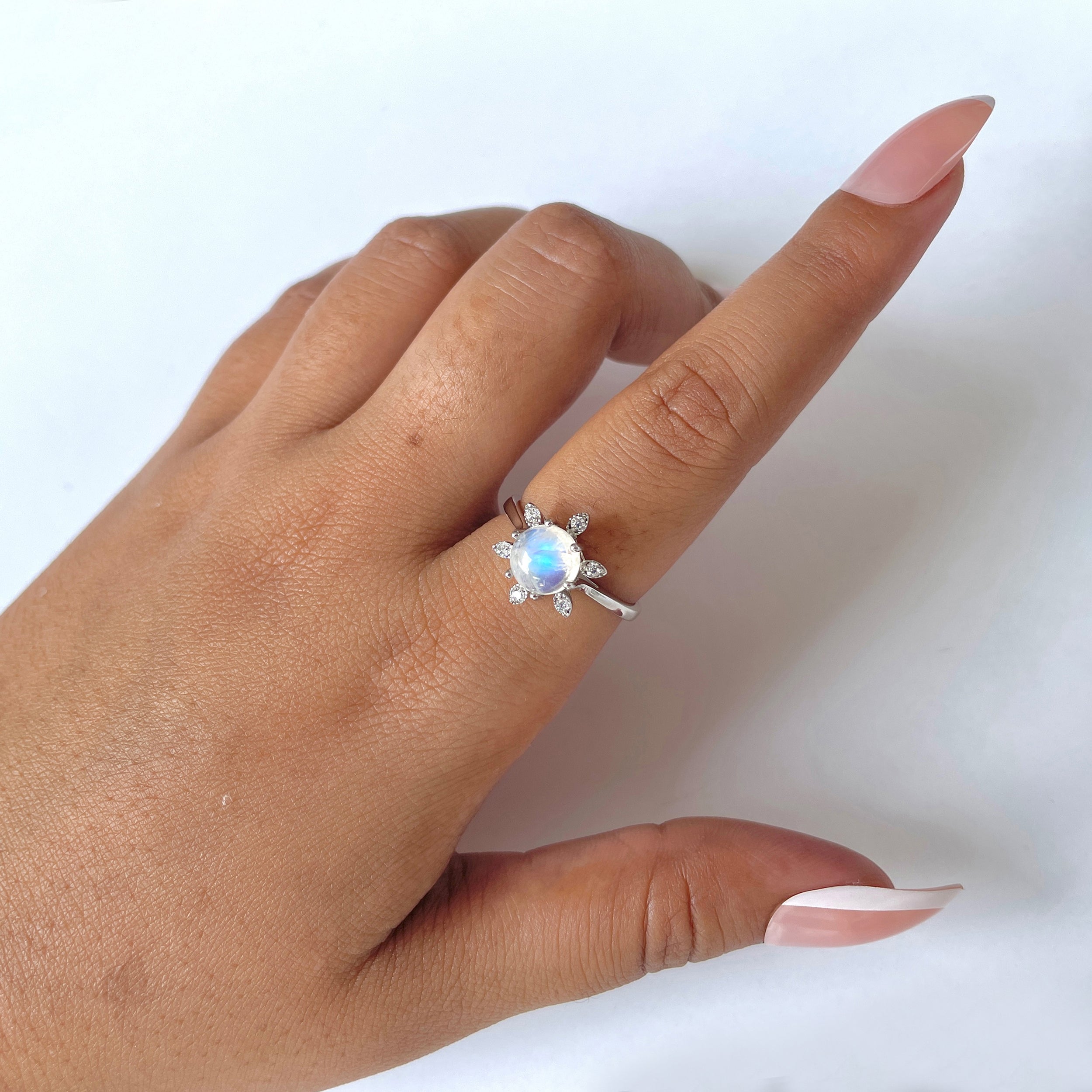 Moonstone Ring-(RBM-RDR-1747.)