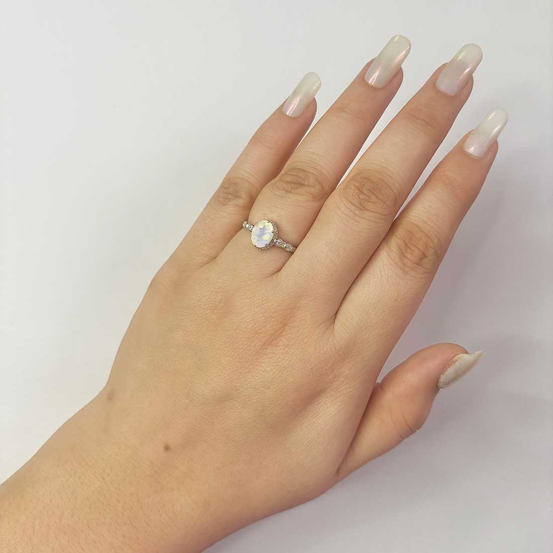 Moonstone Ring-(RBM-RDR-2182.)