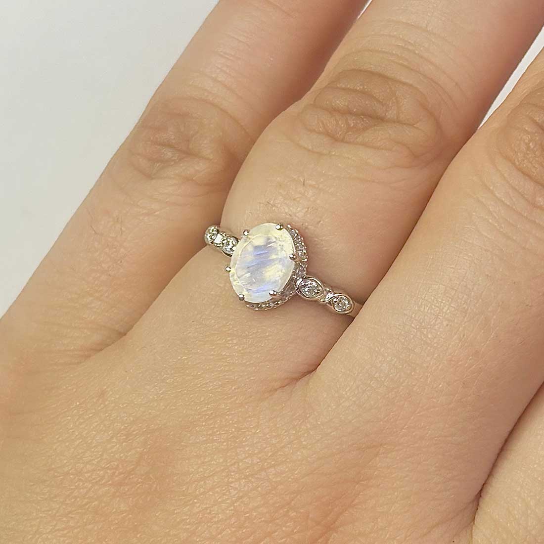 Moonstone Ring-(RBM-RDR-2182.)
