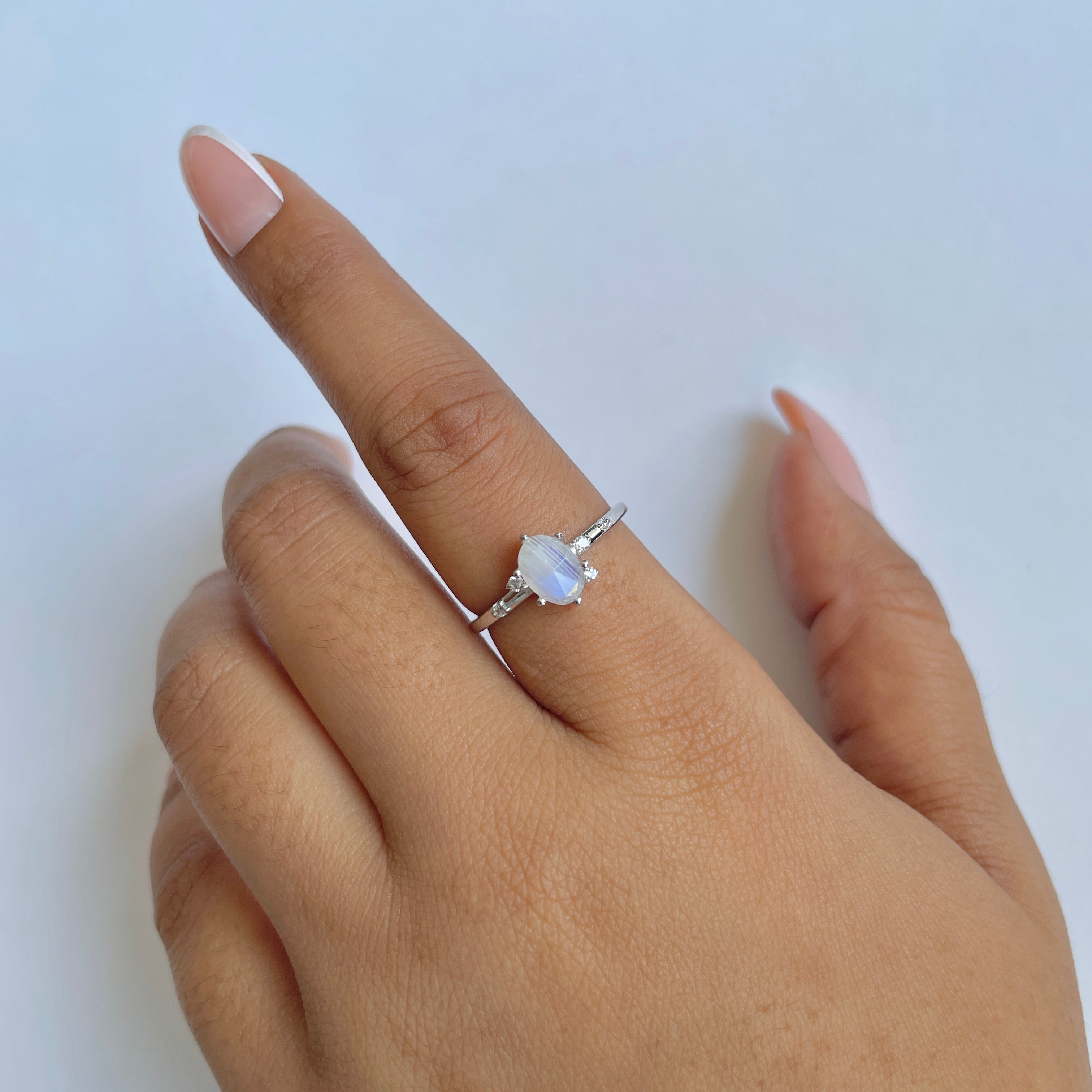 Moonstone Rose Ring-(RBM-RDR-2273.)