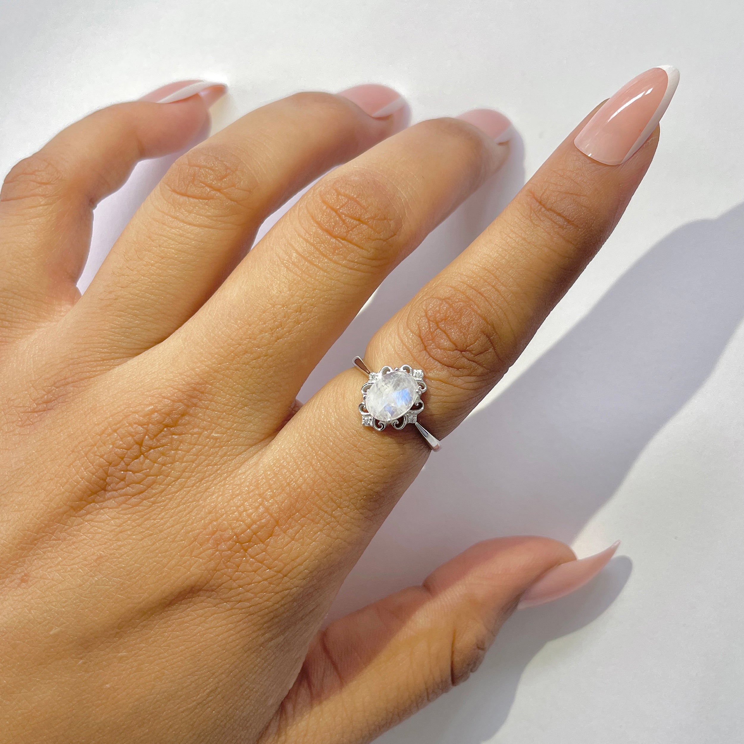 Moonstone Ring-(RBM-RDR-2280.)