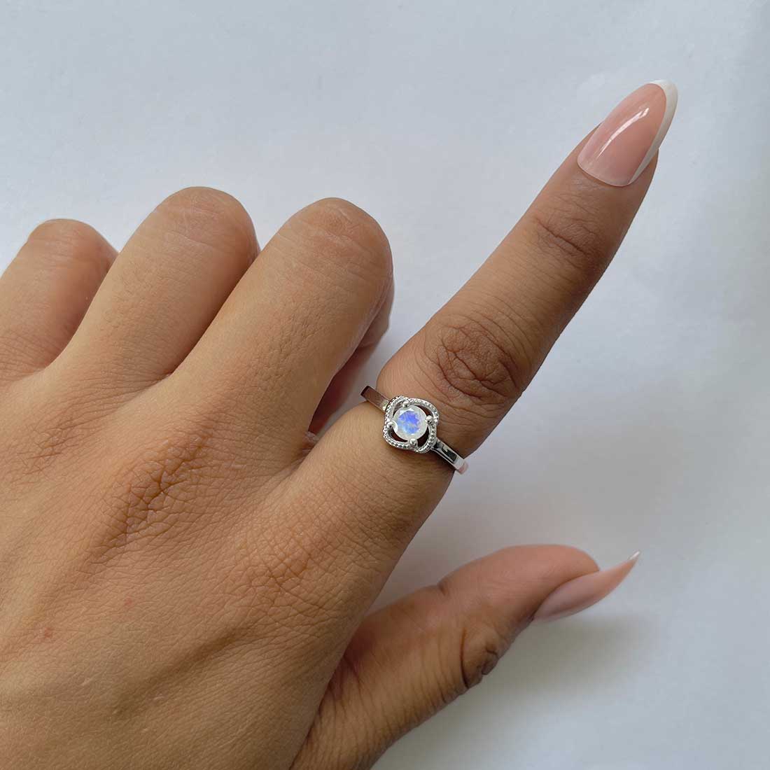 Moonstone Ring-(RBM-RDR-27.)