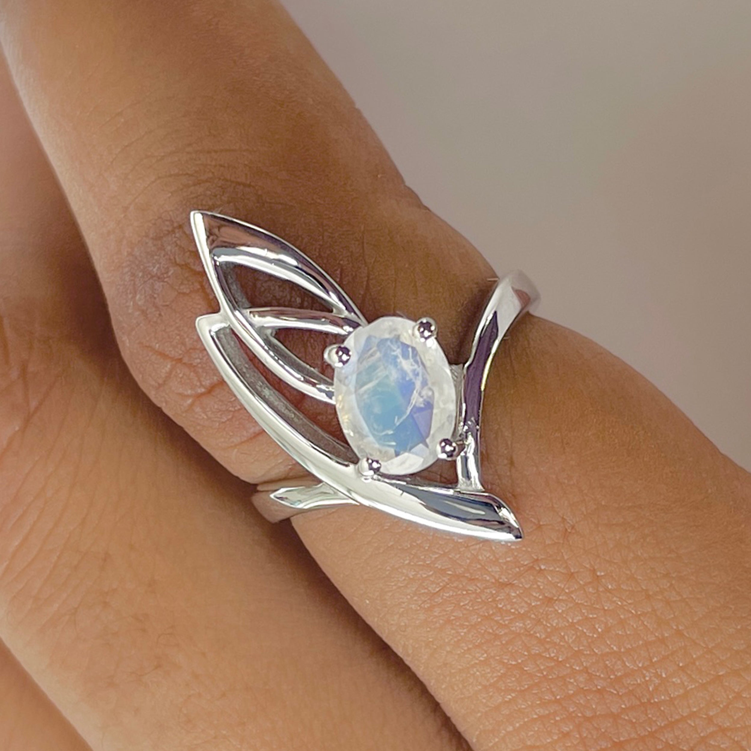 Moonstone Ring-(RBM-RDR-33.)