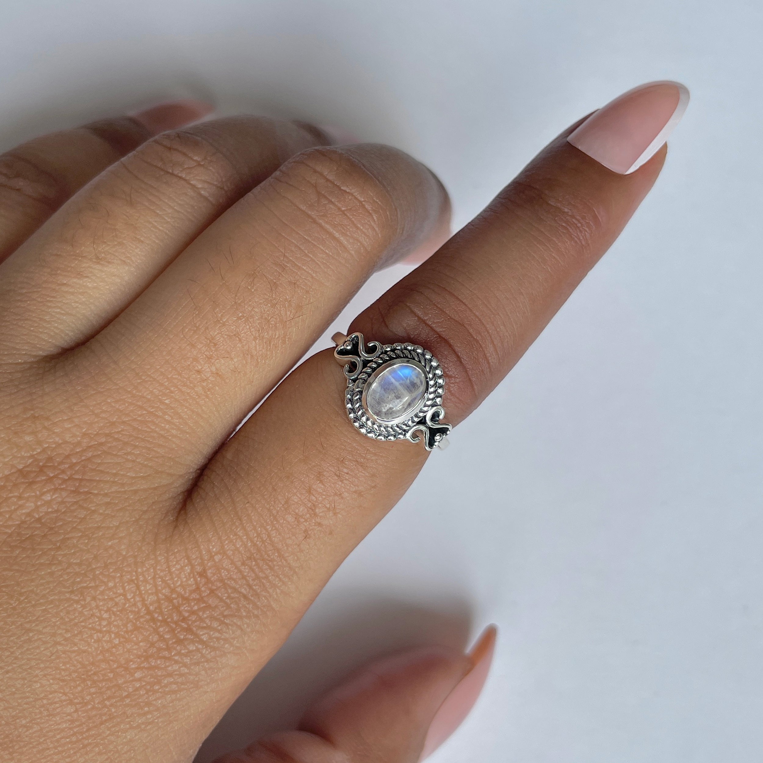 Moonstone Ring-(RBM-RDR-762.)