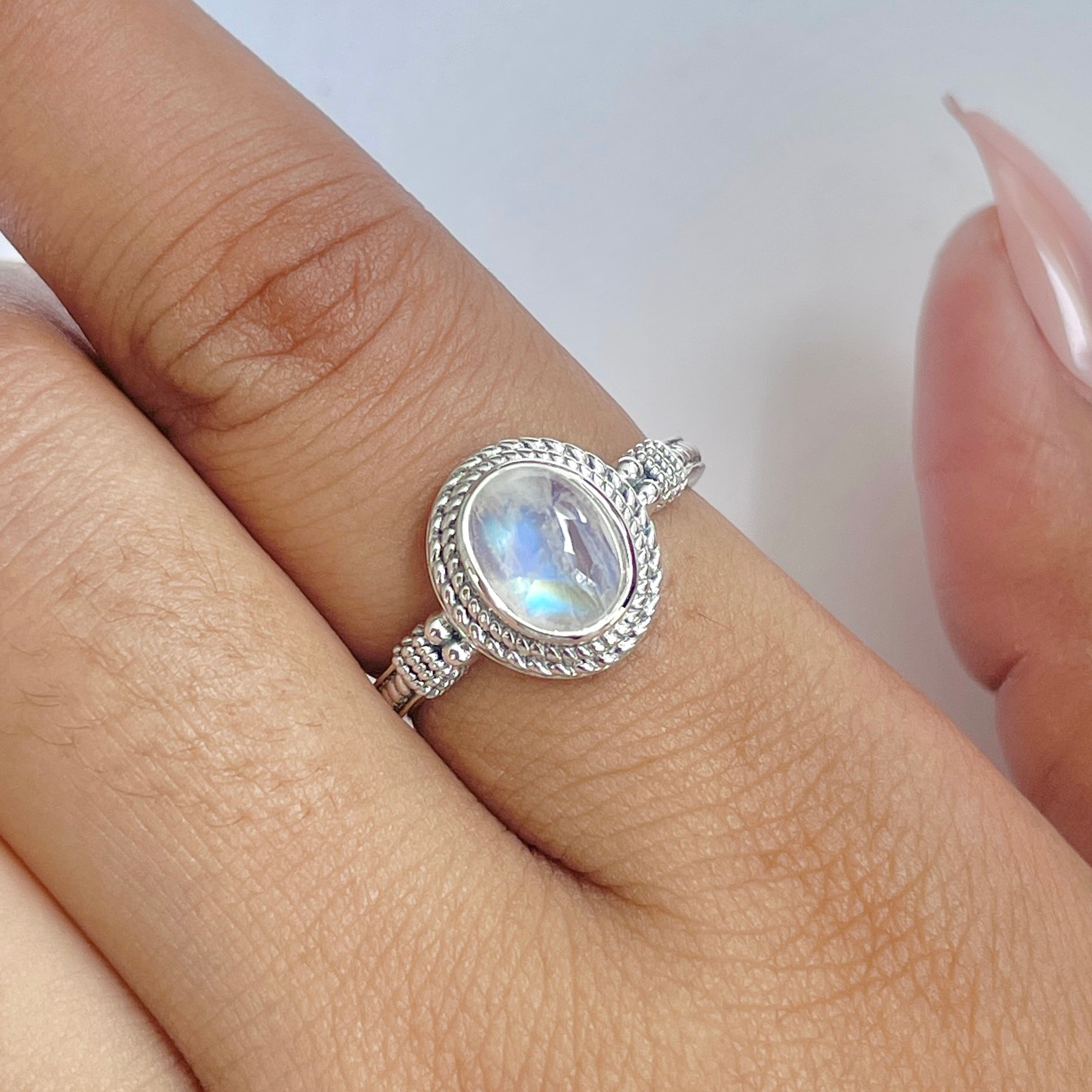 Moonstone Ring-(RBM-RDR-814.)
