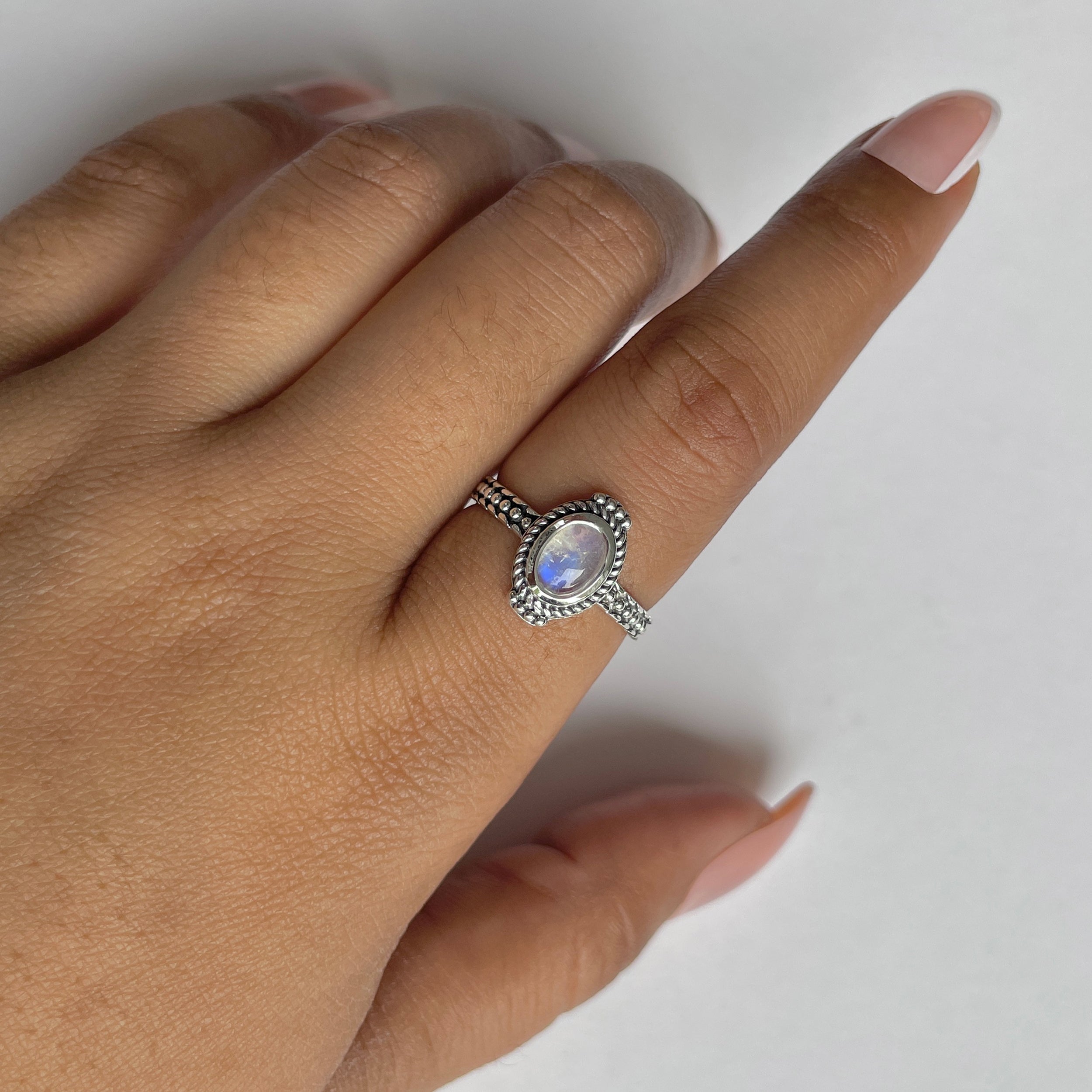 Moonstone Ring-(RBM-RDR-865.)