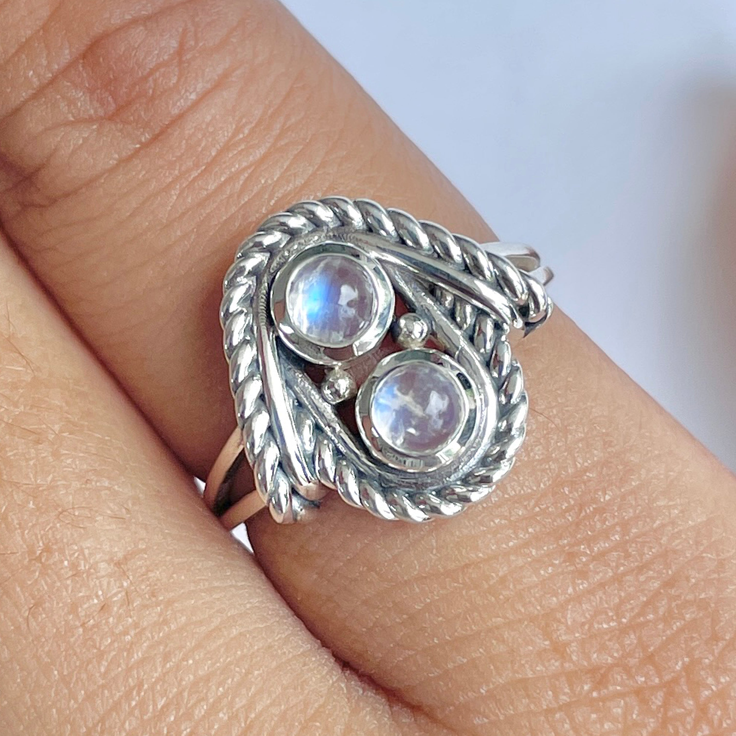 Moonstone Ring-(RBM-RDR-906.)