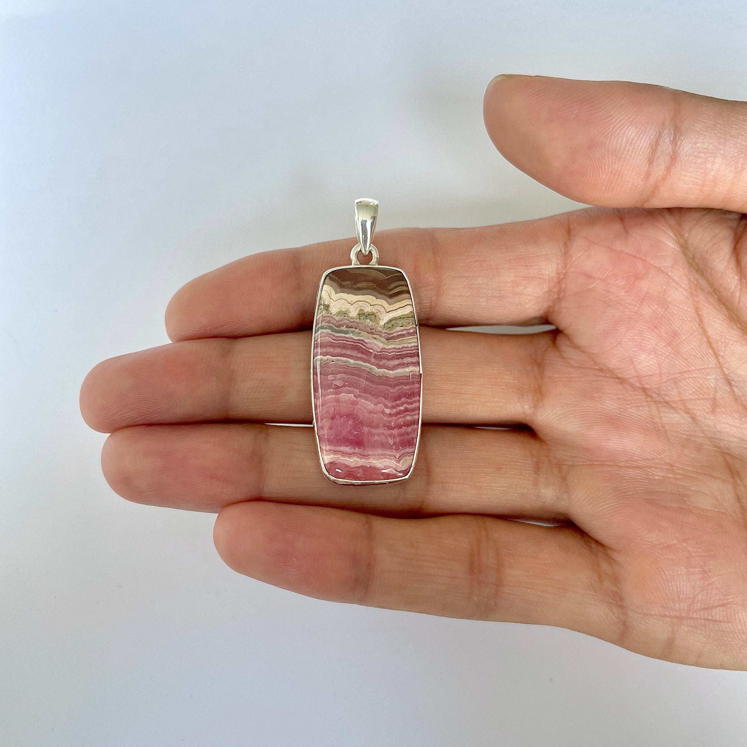 Rhodochrosite Pendant-(RDC-1-1)