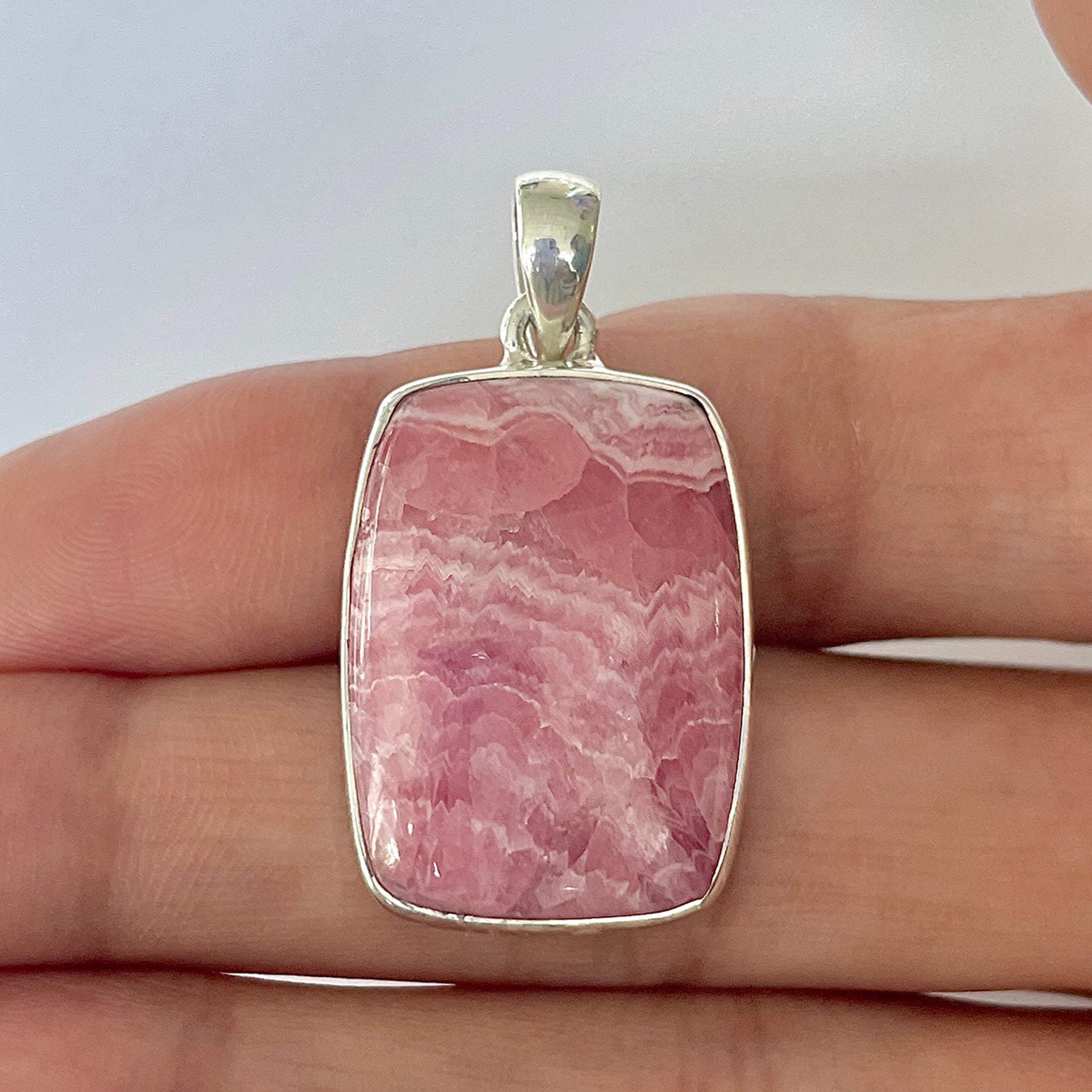 Rhodochrosite Pendant-(RDC-1-12)