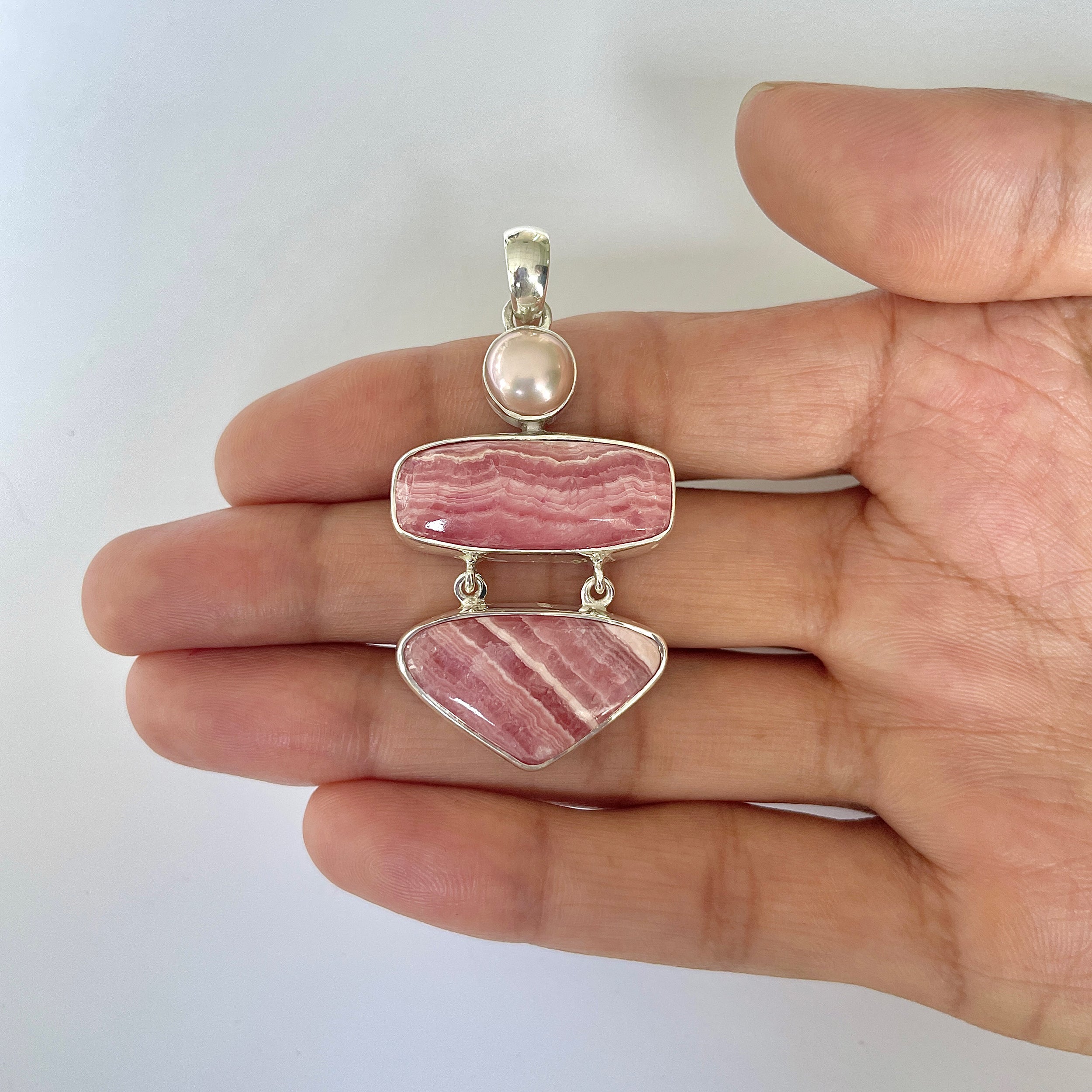 Rhodochrosite Pendant-(RDC-1-18)