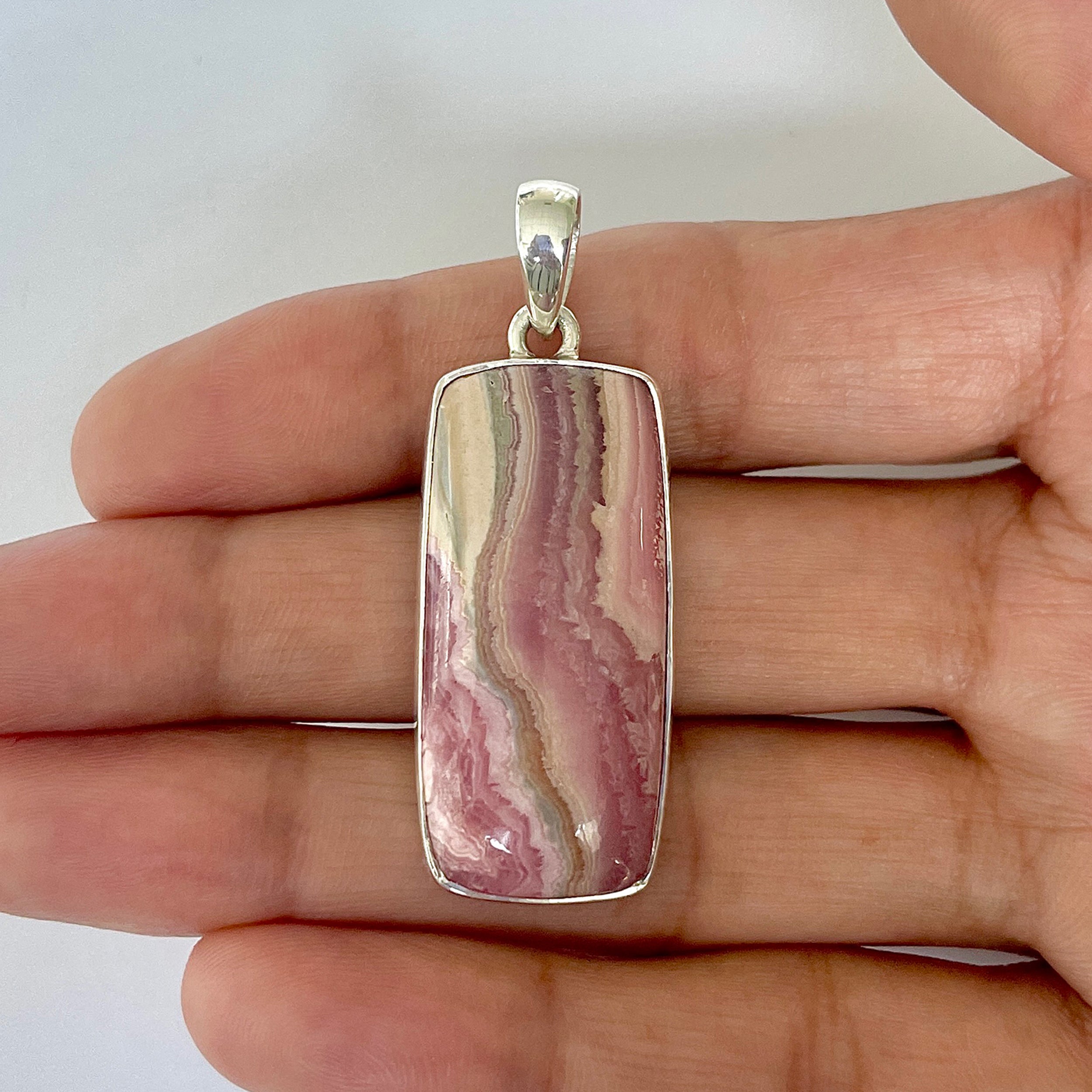 Rhodochrosite Pendant-(RDC-1-23)