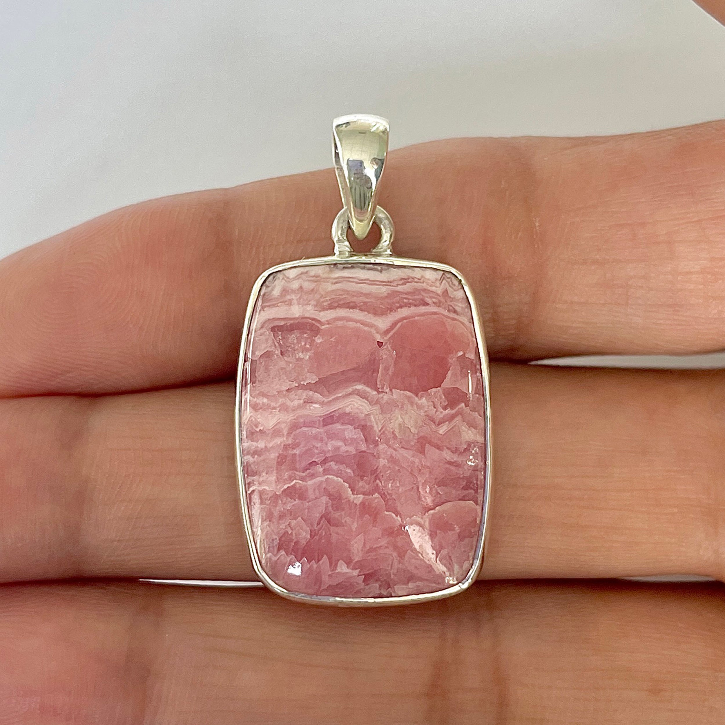 Rhodochrosite Pendant-(RDC-1-28)