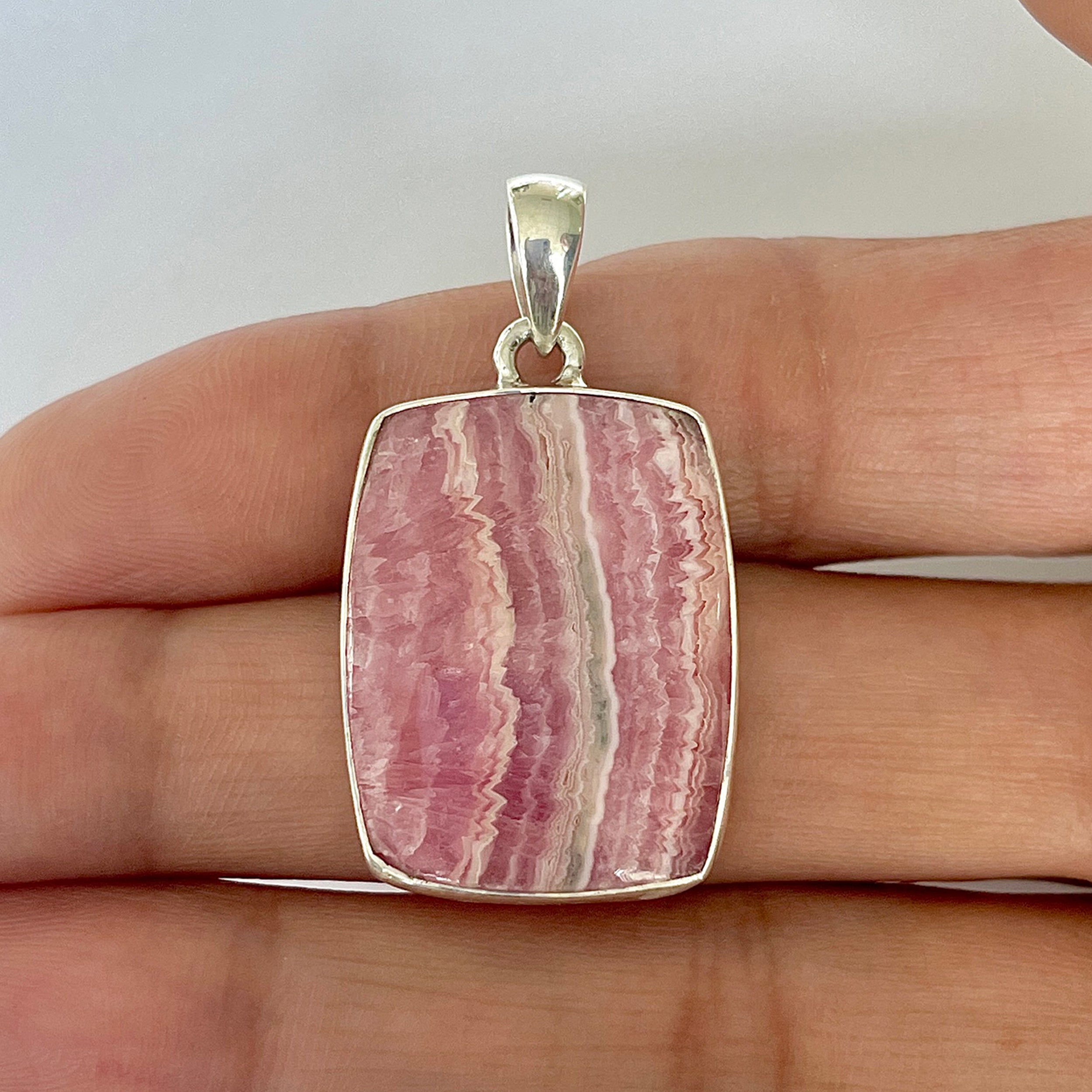 Rhodochrosite Pendant-(RDC-1-33)