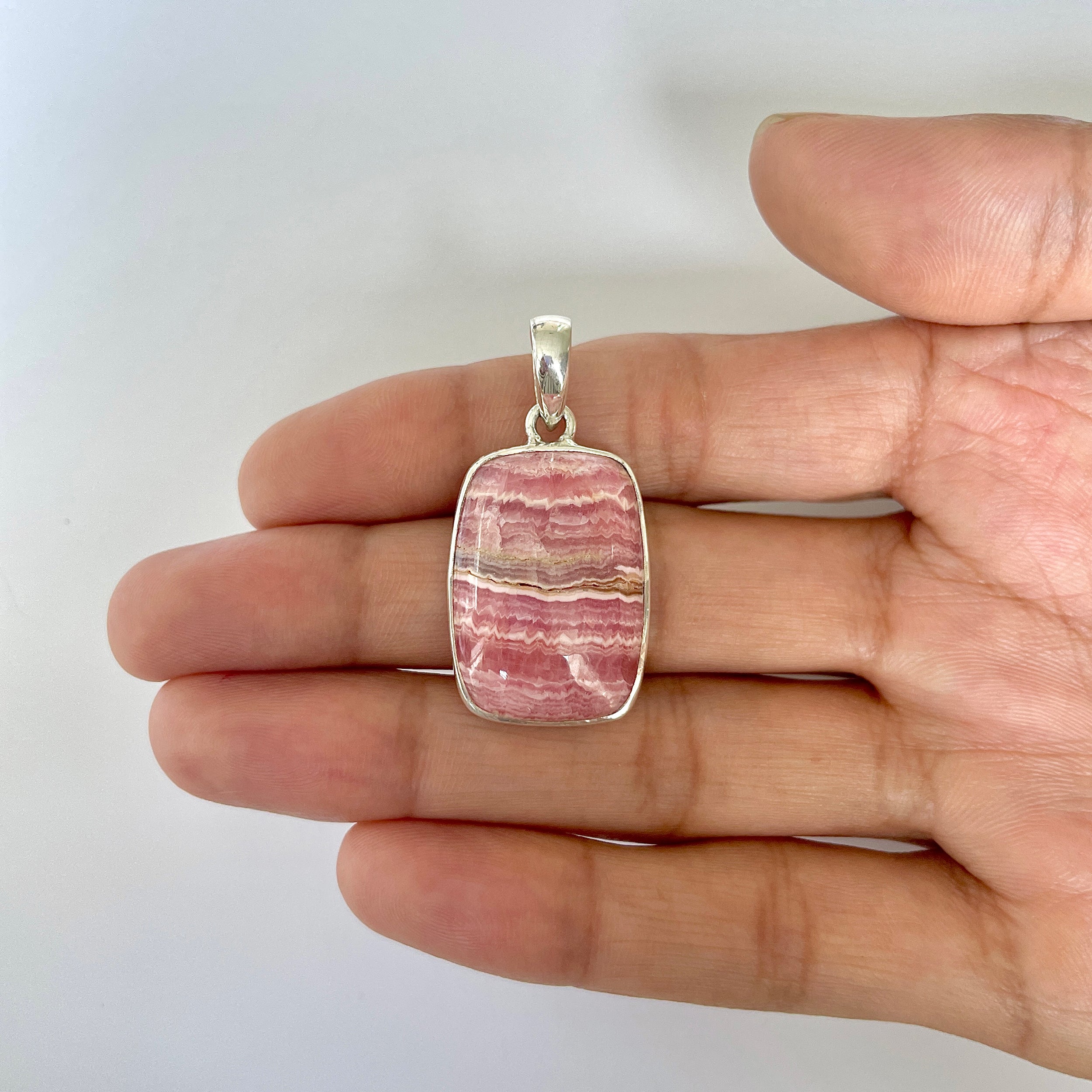 Rhodochrosite Pendant-(RDC-1-34)