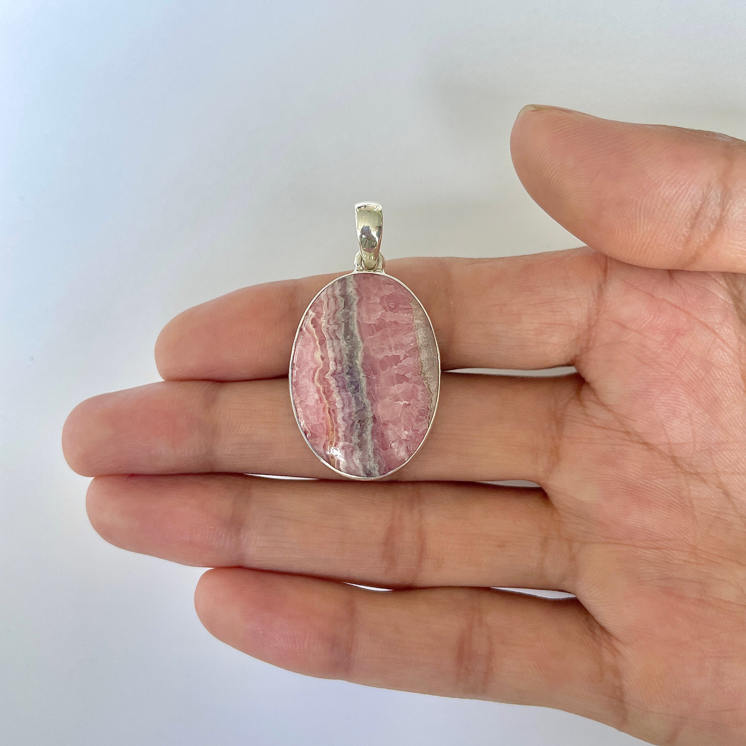 Rhodochrosite Pendant-(RDC-1-38)