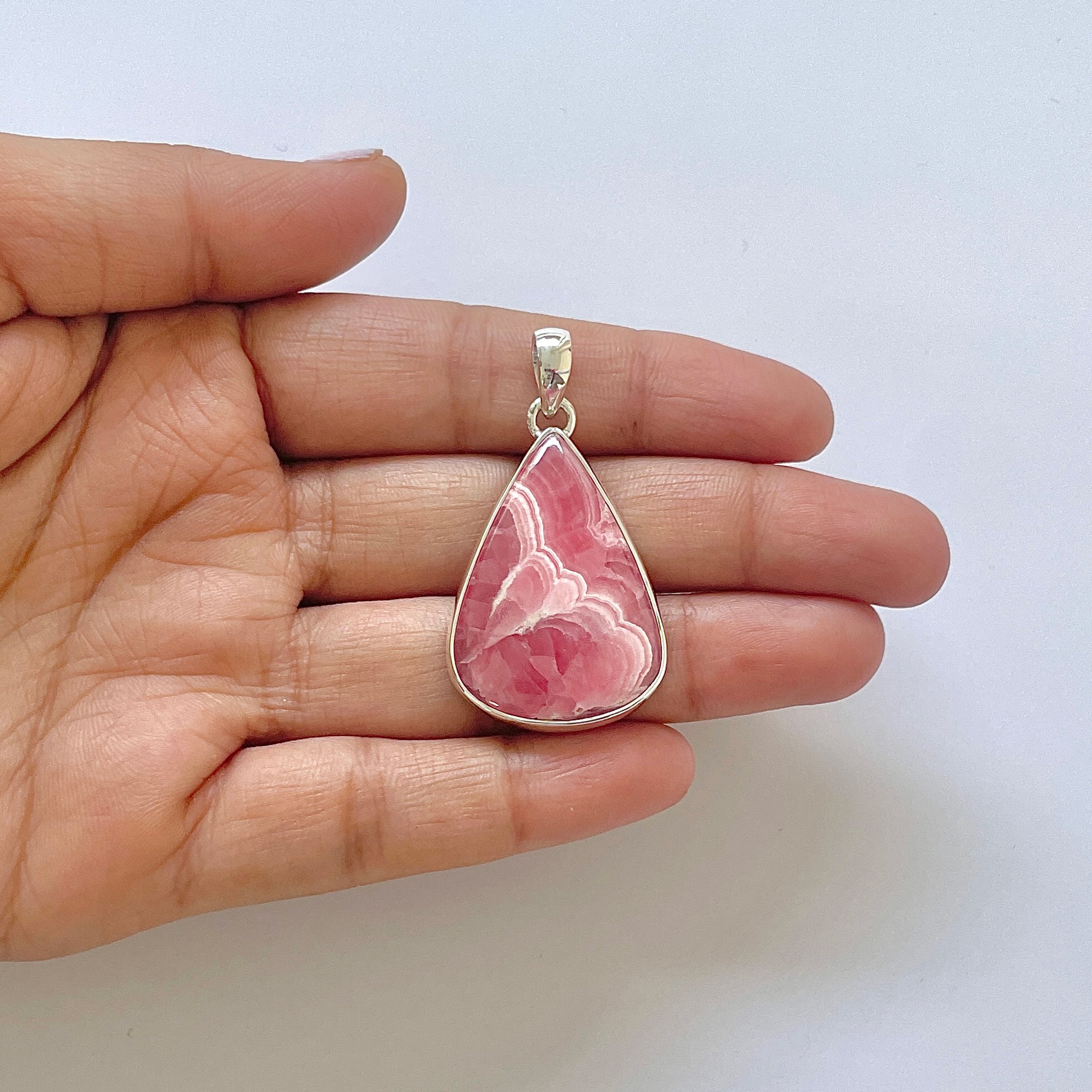 Rhodochrosite Pendant-(RDC-1-47)